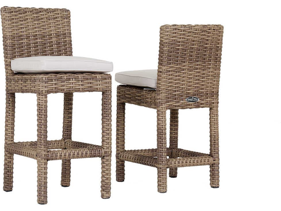 Sunset West Havana Wicker Outdoor Counter Stool