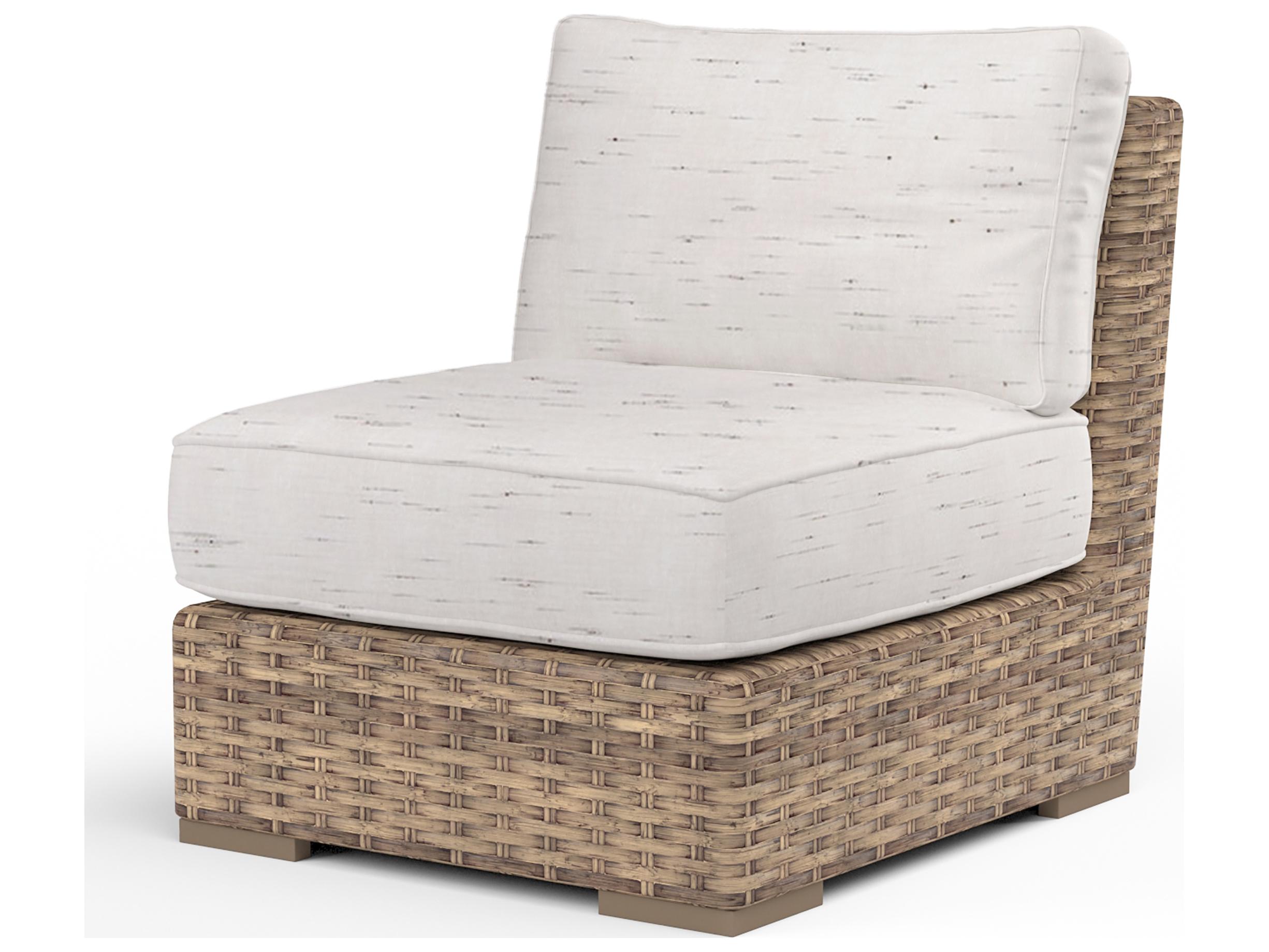 Sunset West Havana Wicker Modular Patio Lounge Chair