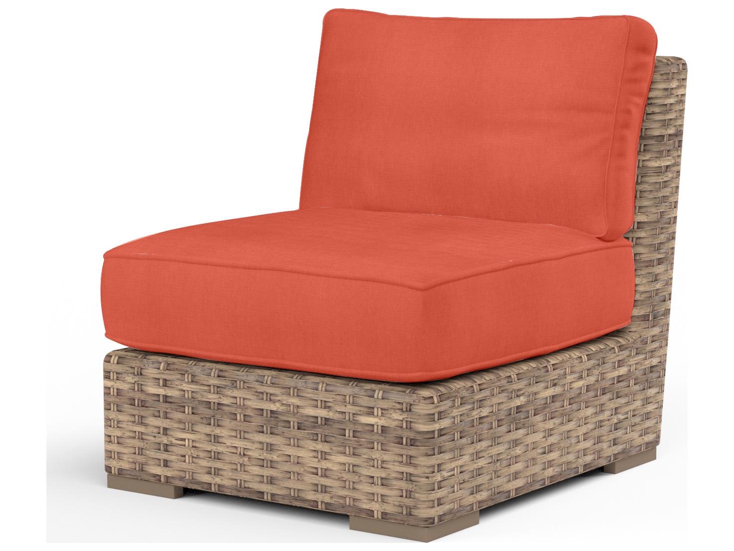 Sunset West Havana Wicker Modular Patio Lounge Chair