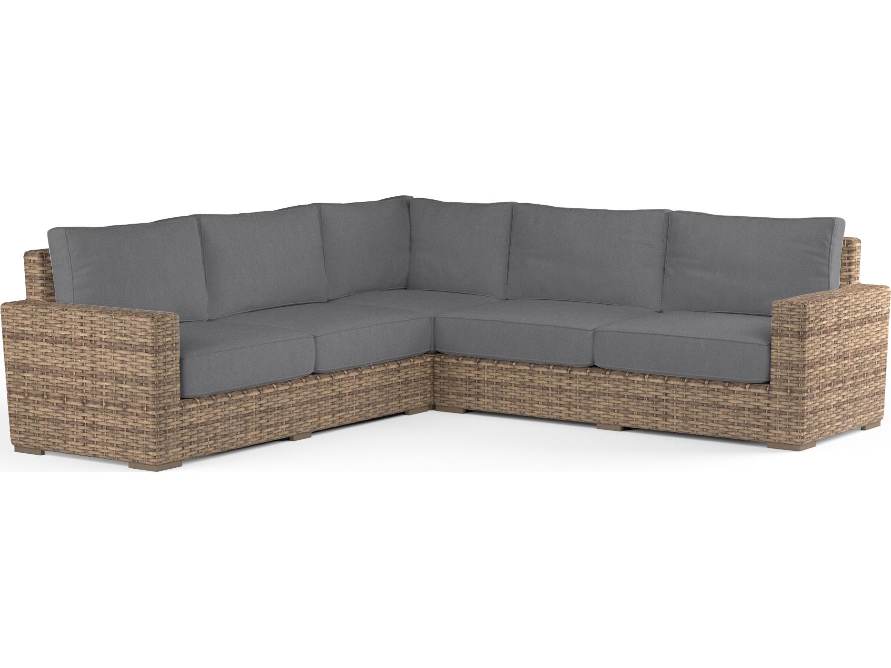 Sunset West Havana Wicker Sectional