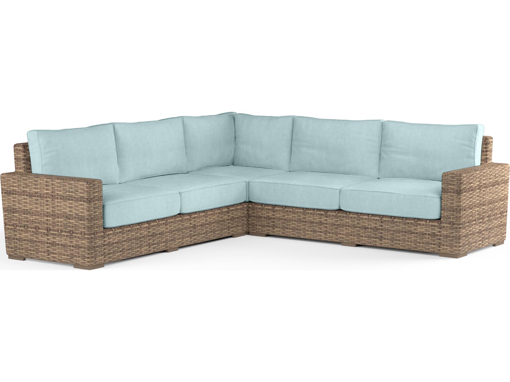 Sunset West Havana Wicker Sectional