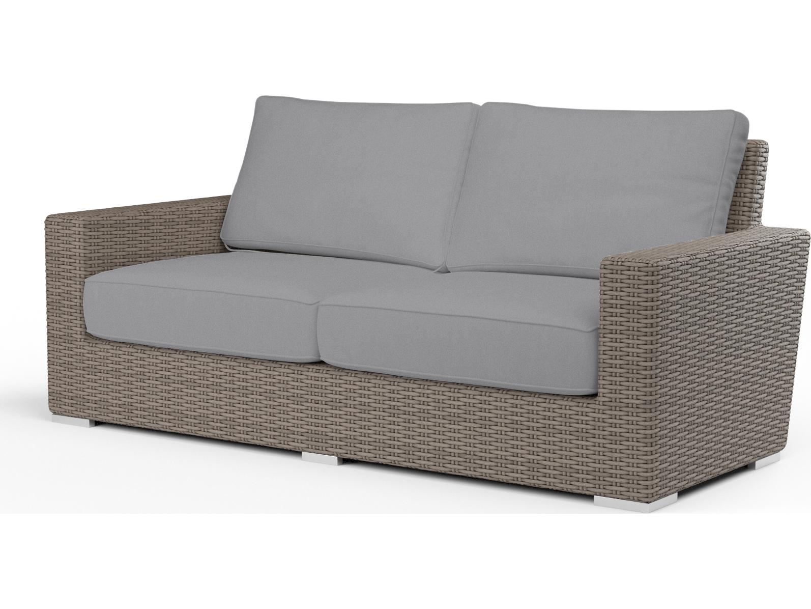 Sunset West Coronado Wicker Patio Loveseat