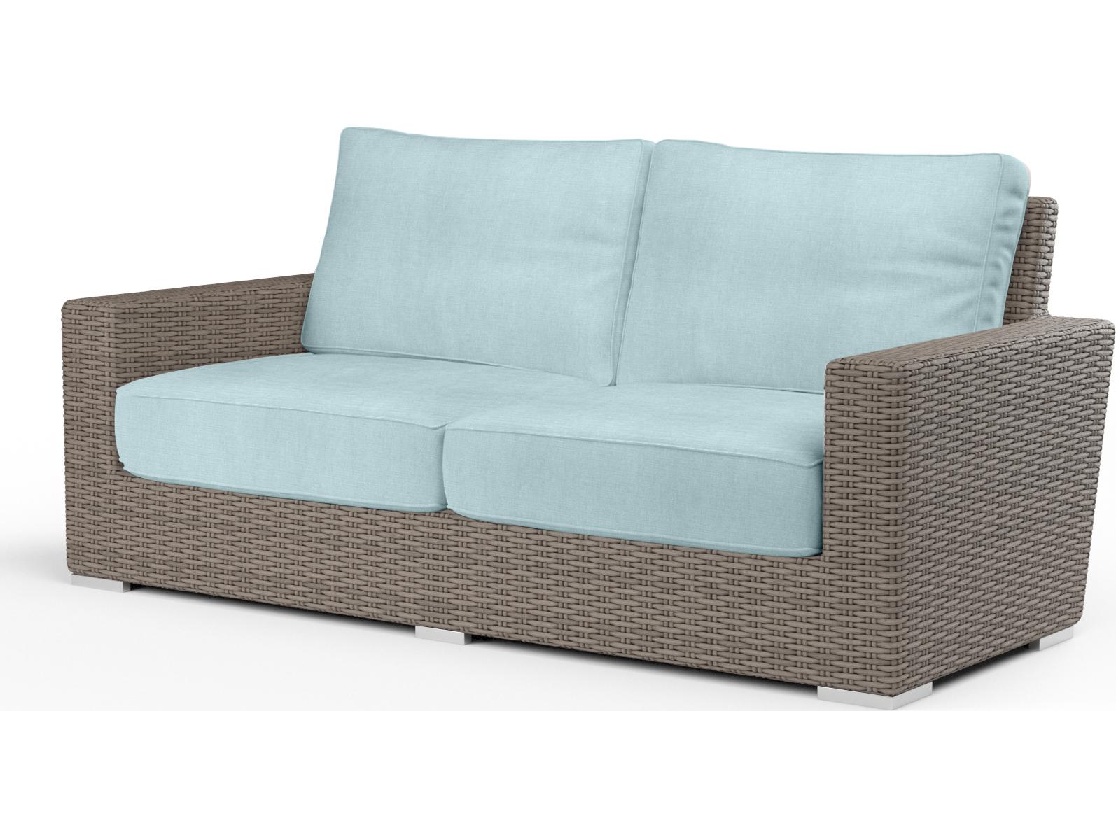 Sunset West Coronado Wicker Patio Loveseat