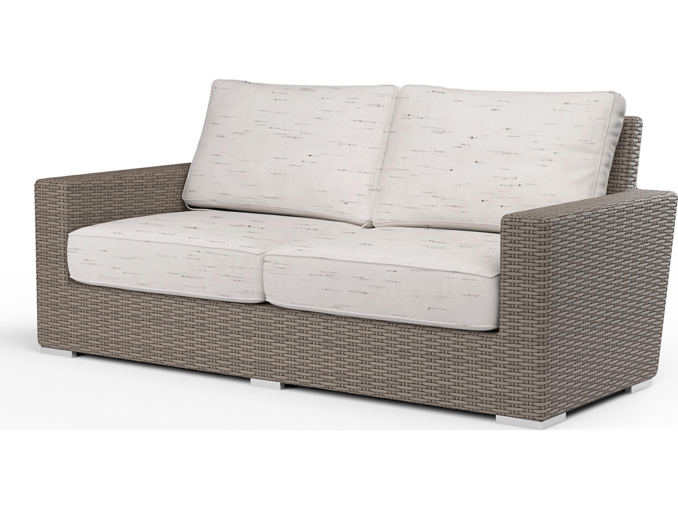 Sunset West Coronado Wicker Patio Loveseat
