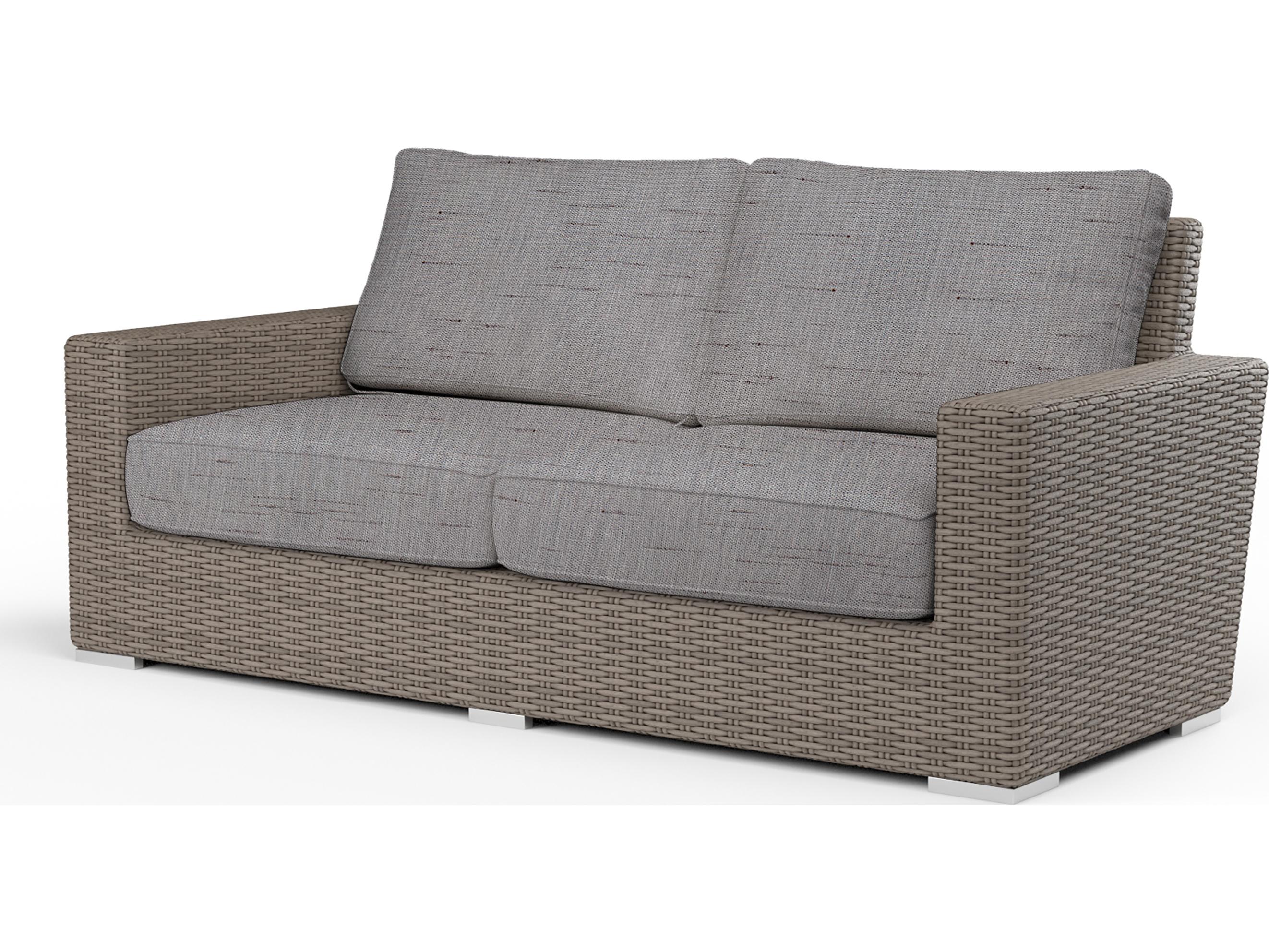 Sunset West Coronado Wicker Patio Loveseat
