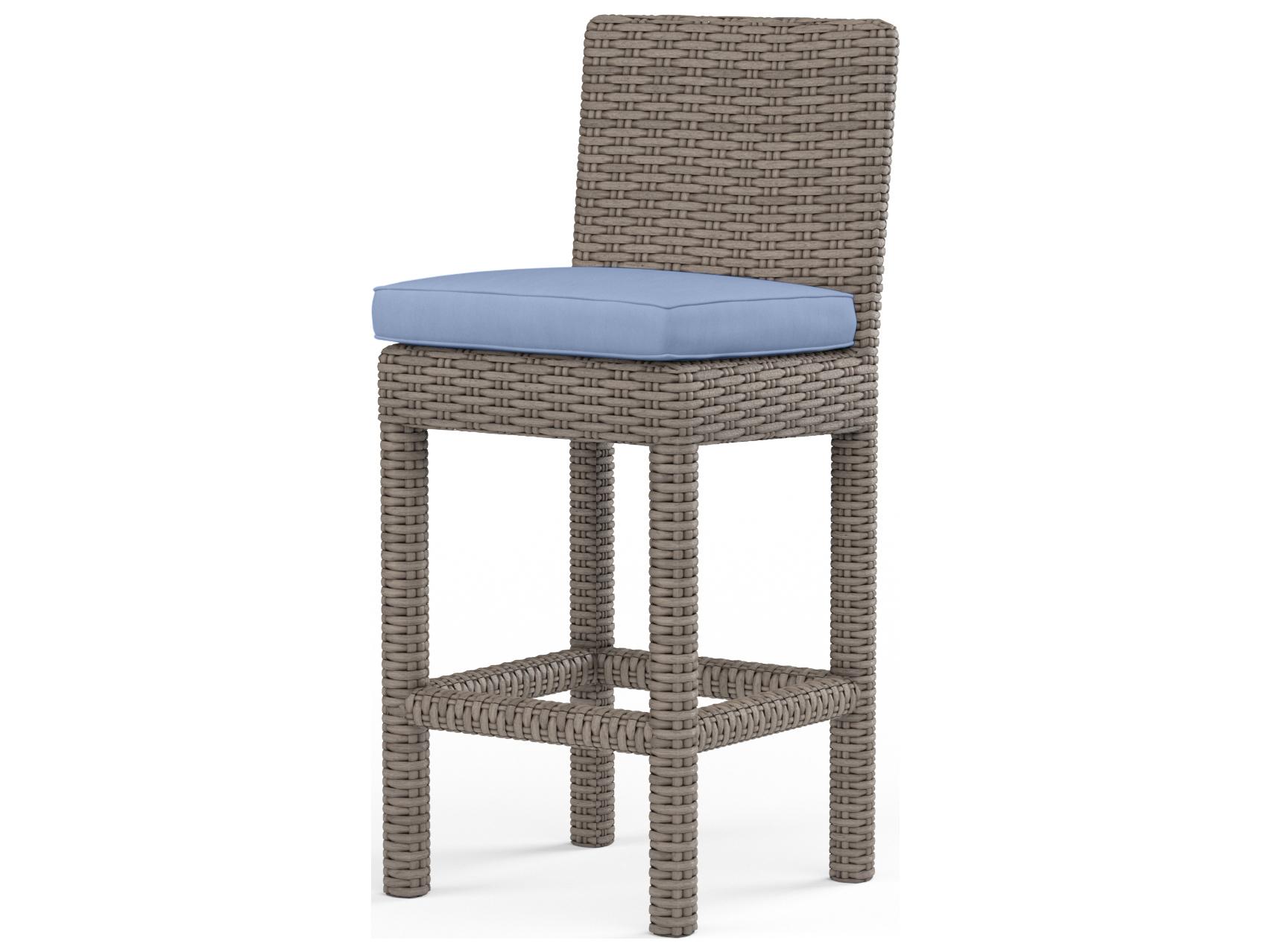 Sunset West Coronado Wicker Outdoor Patio Bar Stool