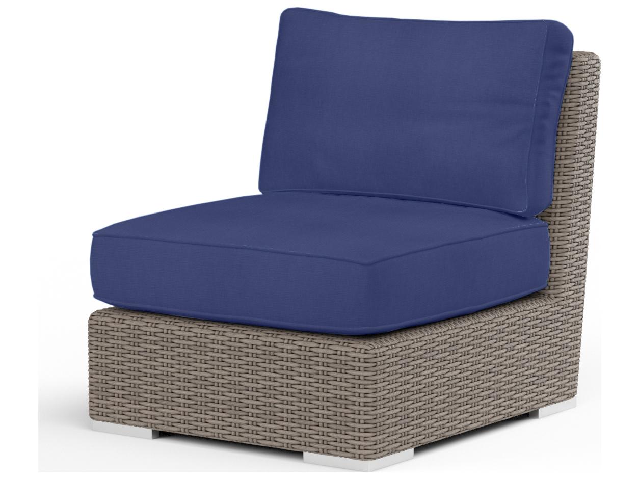 Sunset West Coronado Wicker Modular Outdoor Lounge Chair