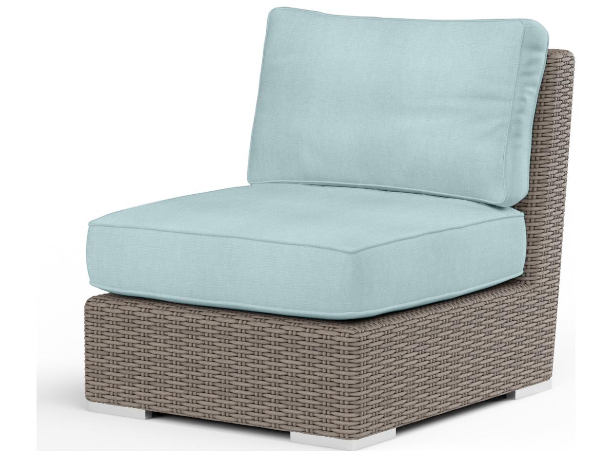 Sunset West Coronado Wicker Modular Outdoor Lounge Chair