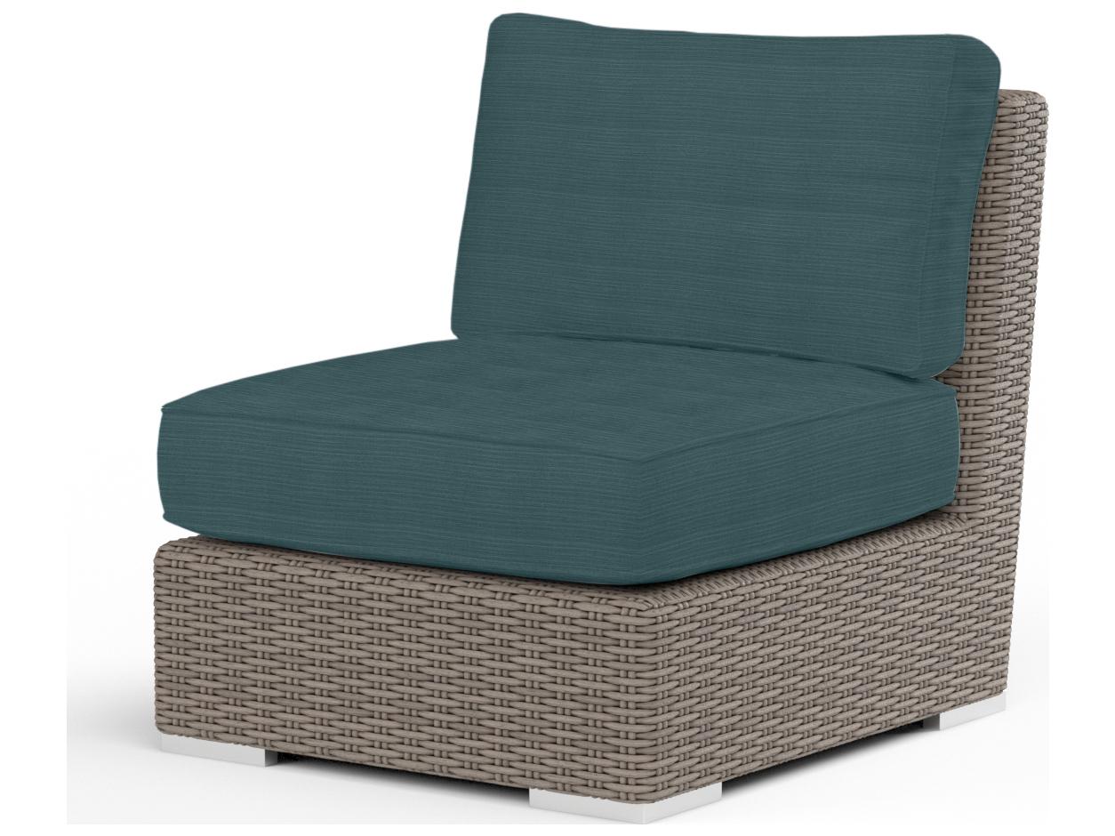 Sunset West Coronado Wicker Modular Outdoor Lounge Chair