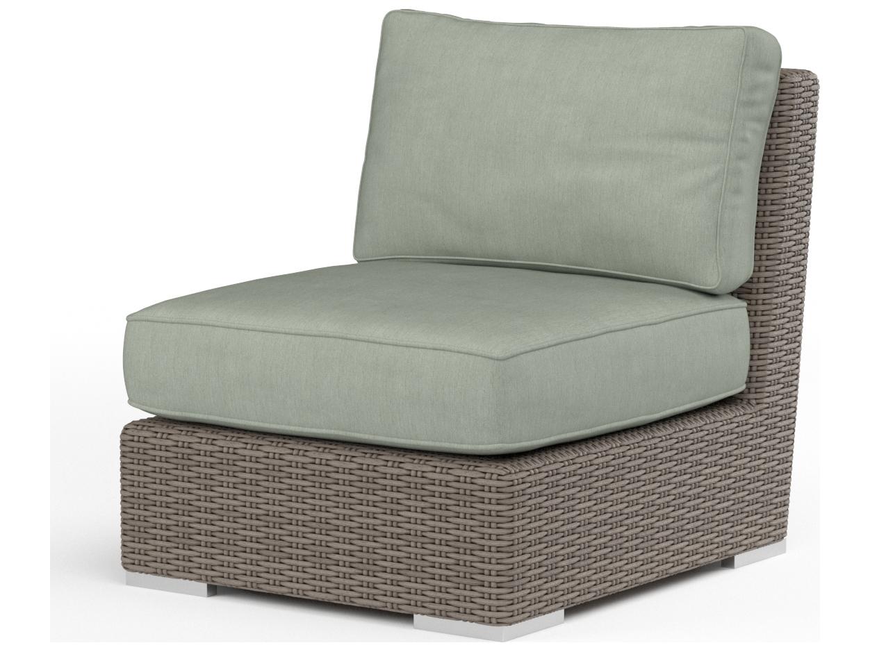 Sunset West Coronado Wicker Modular Outdoor Lounge Chair