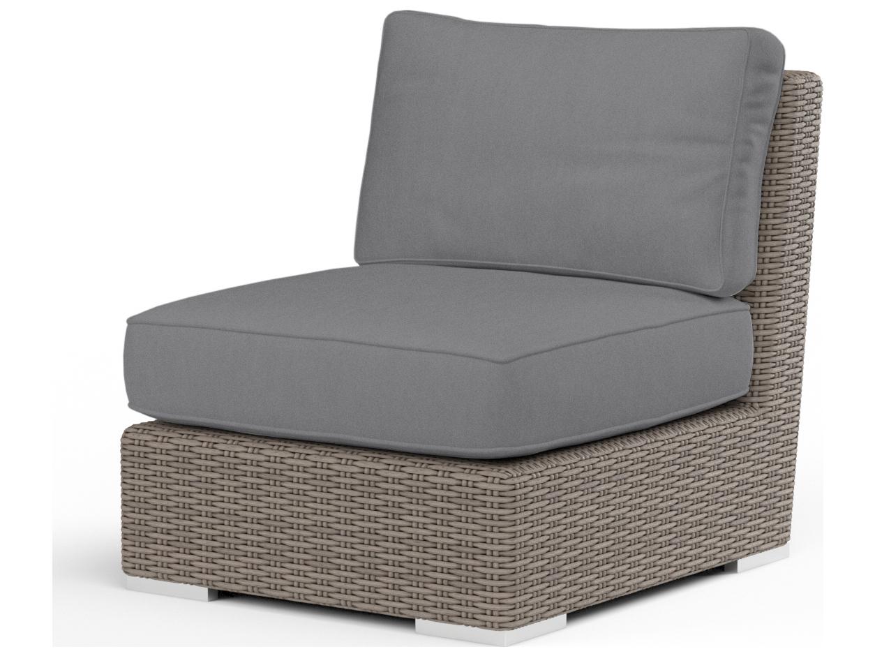 Sunset West Coronado Wicker Modular Outdoor Lounge Chair