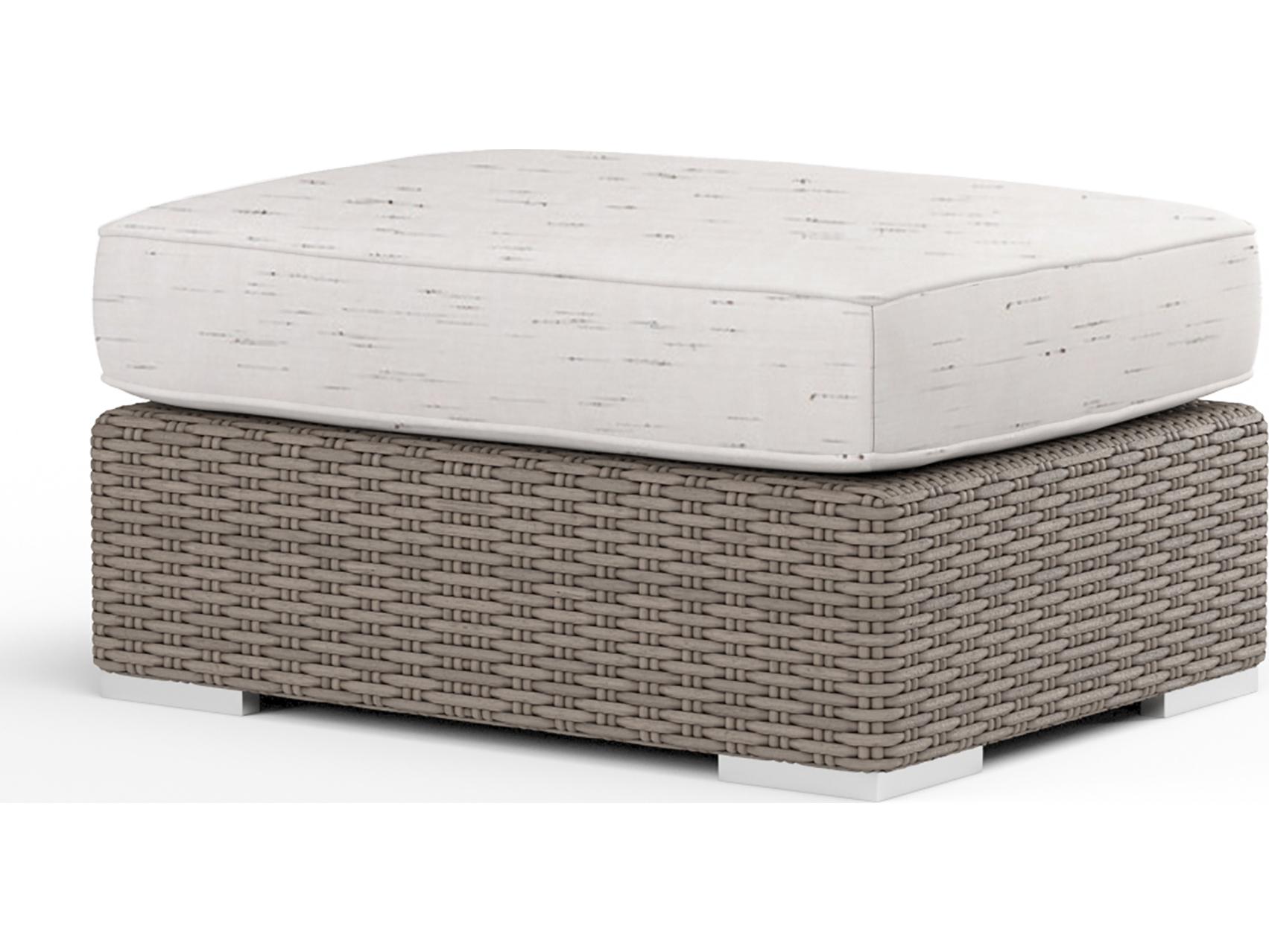 Sunset West Coronado Wicker Patio Ottoman