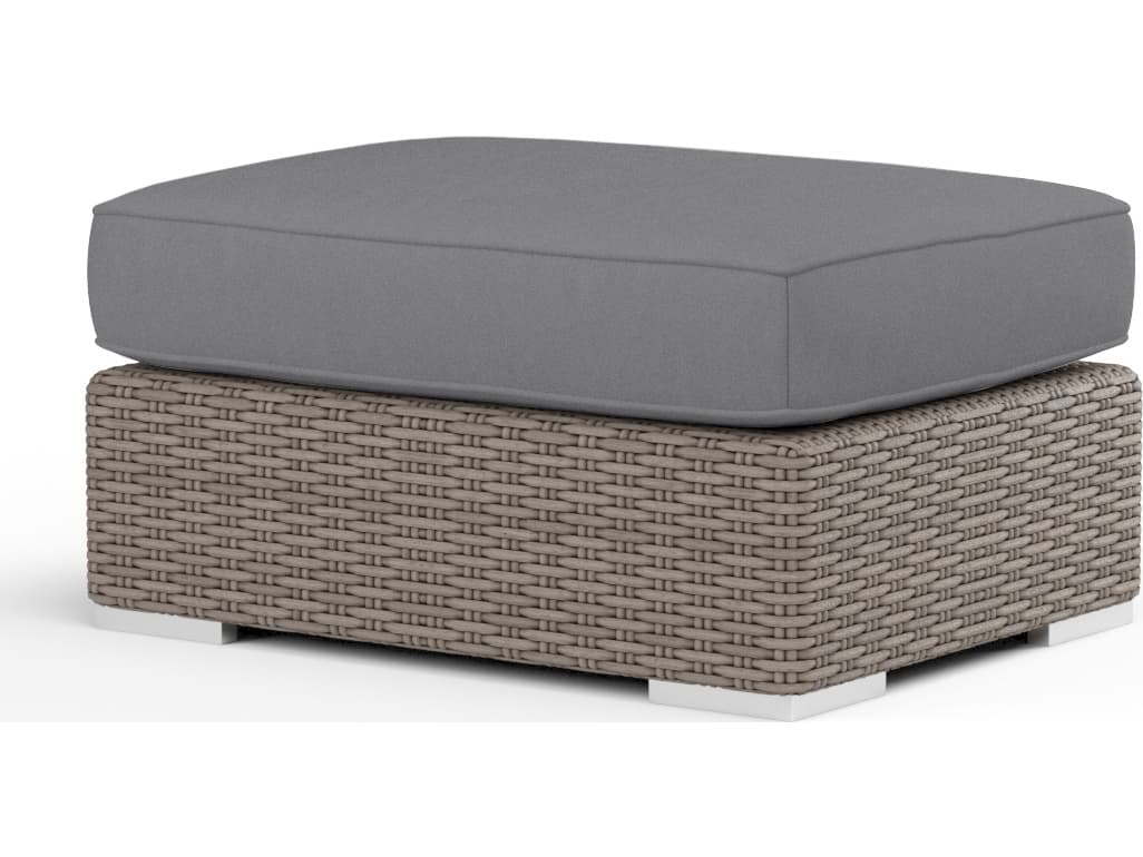 Sunset West Coronado Wicker Patio Ottoman