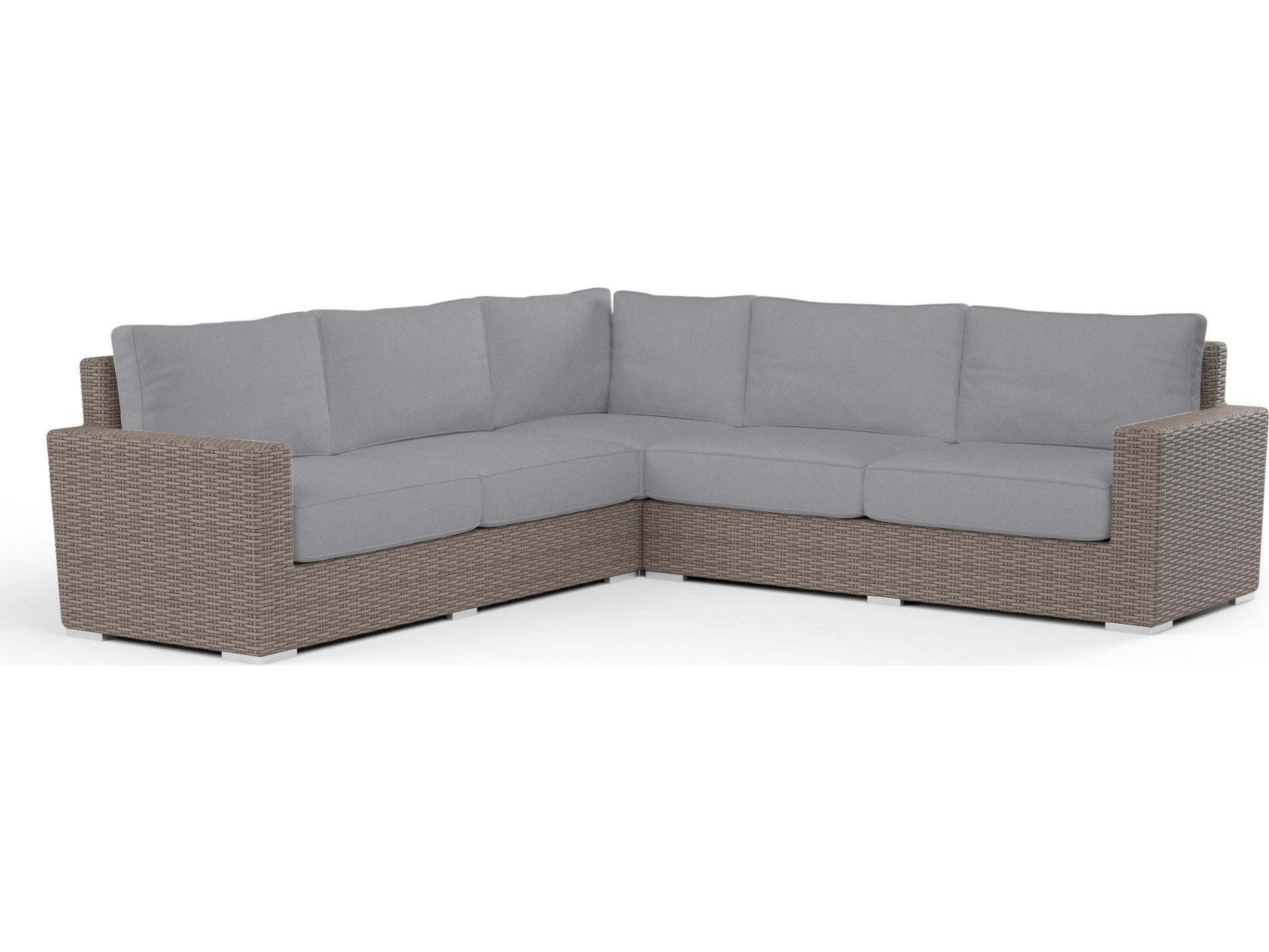 Sunset West Coronado Wicker Sectional