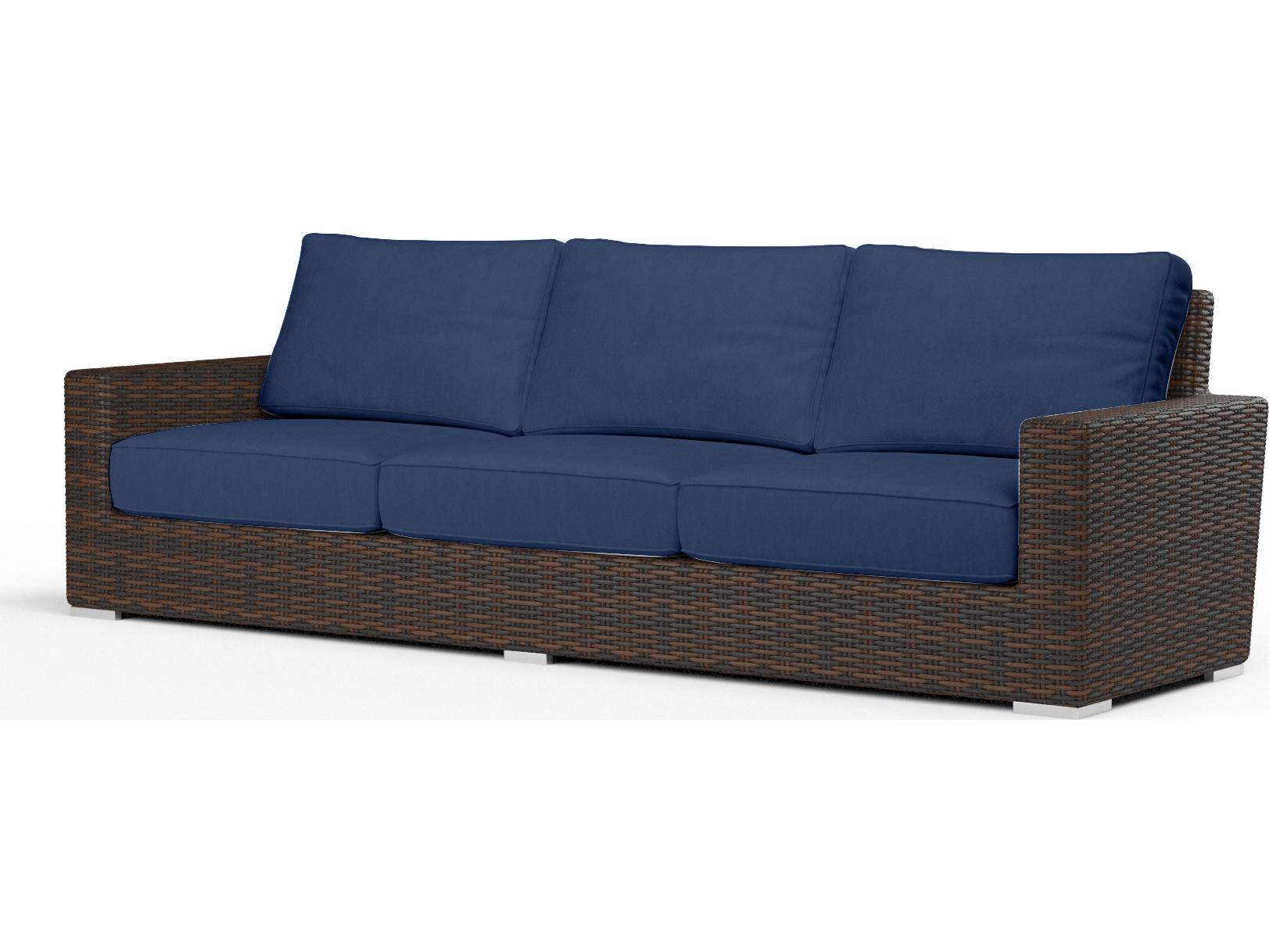Sunset West Montecito Wicker Outdoor Patio Sofa