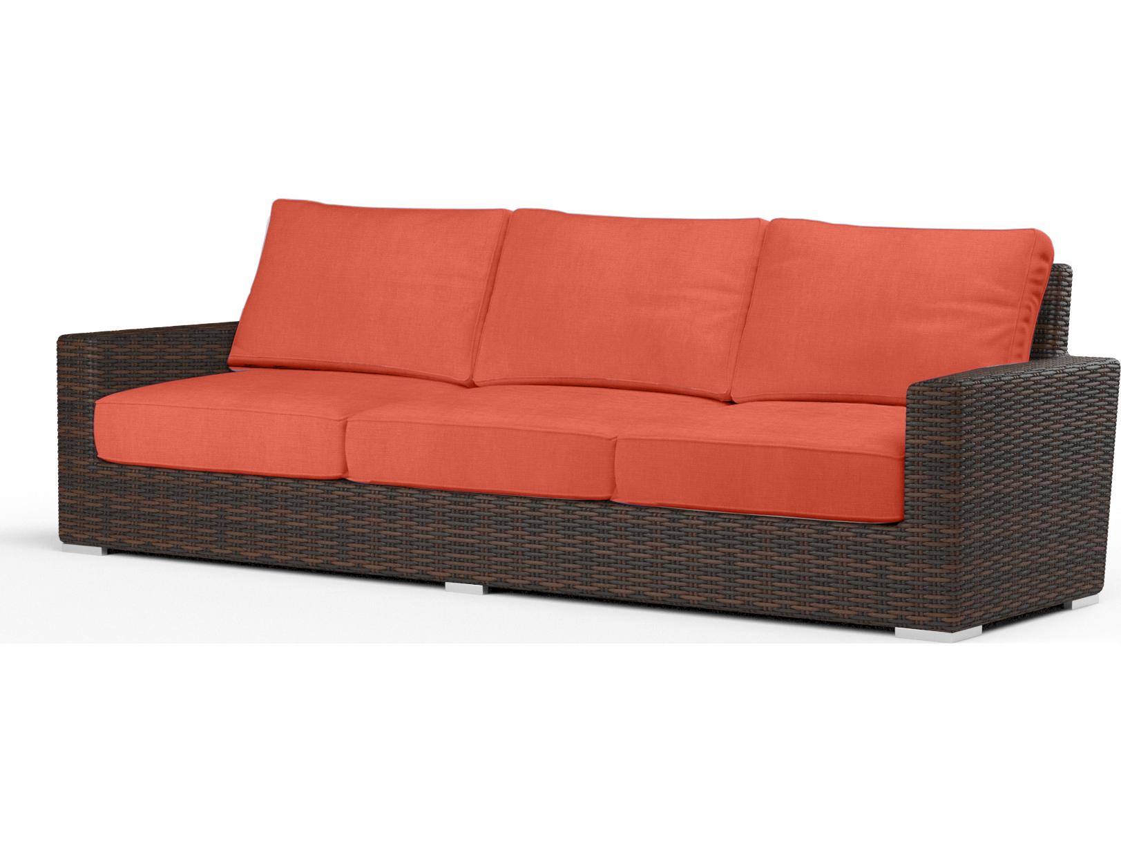 Sunset West Montecito Wicker Outdoor Patio Sofa