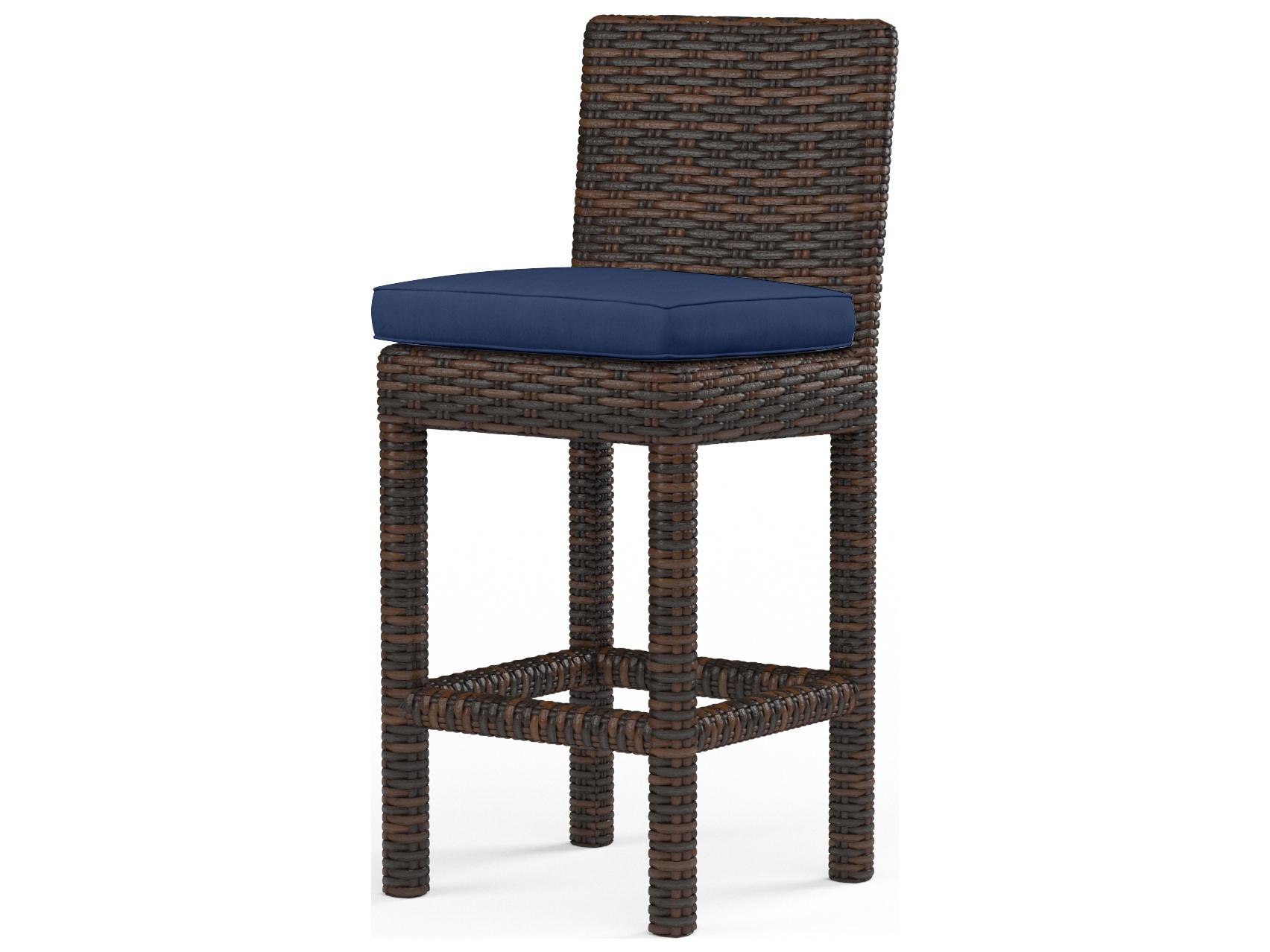 Sunset West Montecito Wicker Outdoor Bar Stool