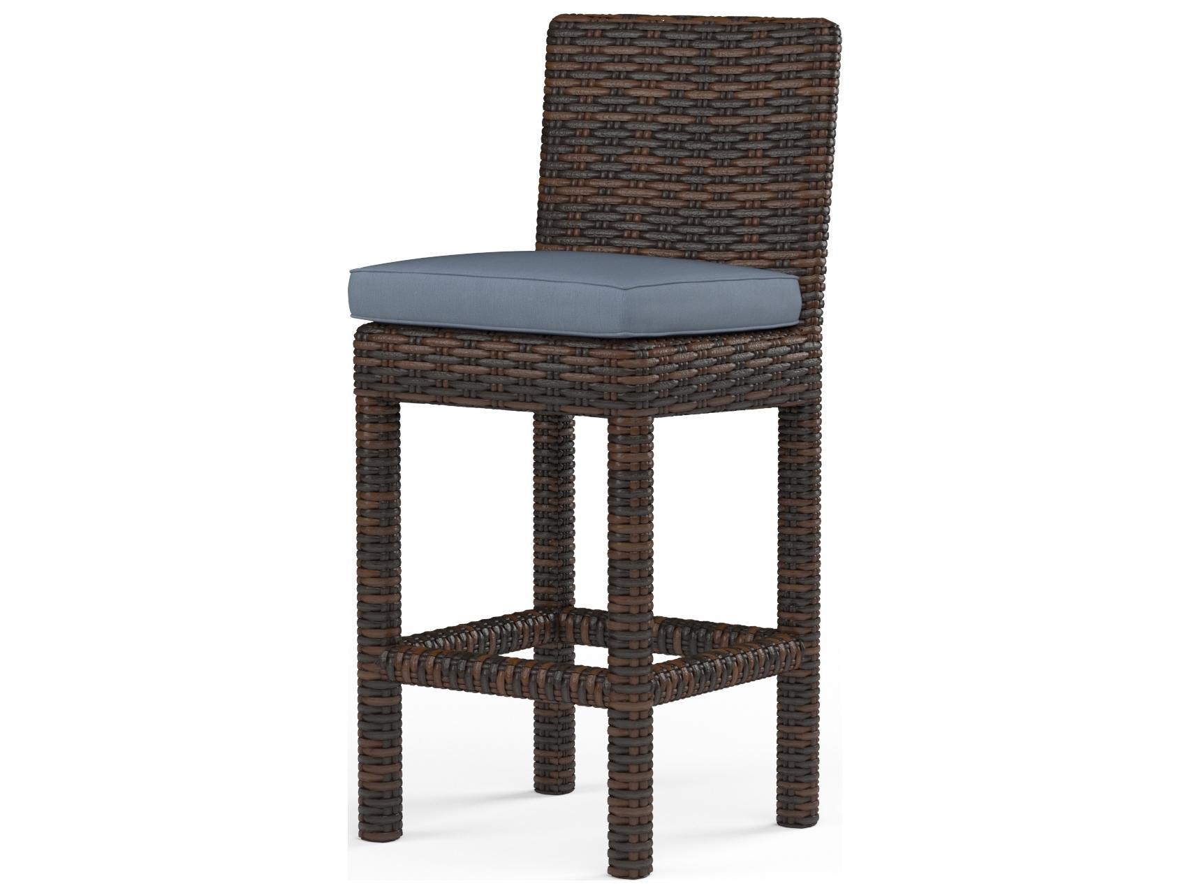 Sunset West Montecito Wicker Outdoor Bar Stool