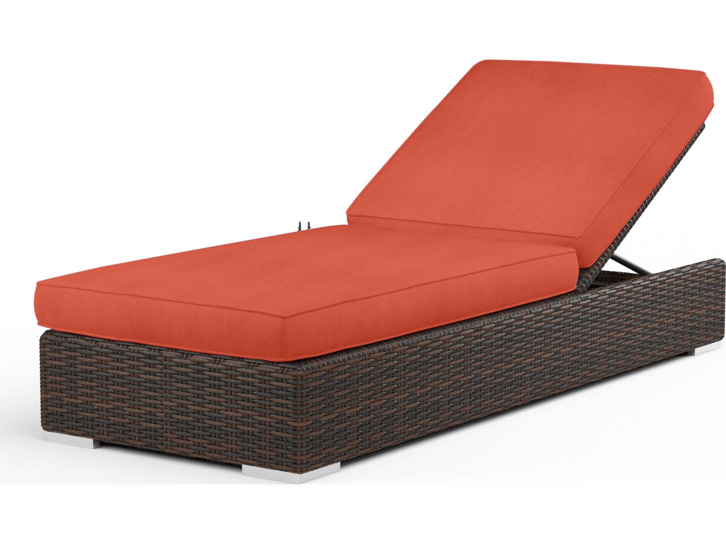 Sunset West Montecito Wicker Adjustable Patio Chaise
