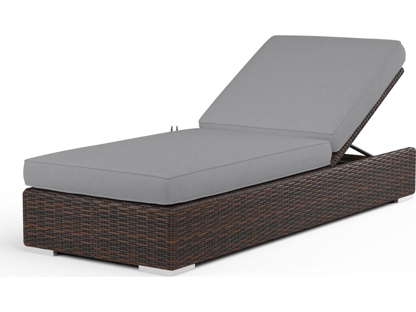 Sunset West Montecito Wicker Adjustable Patio Chaise