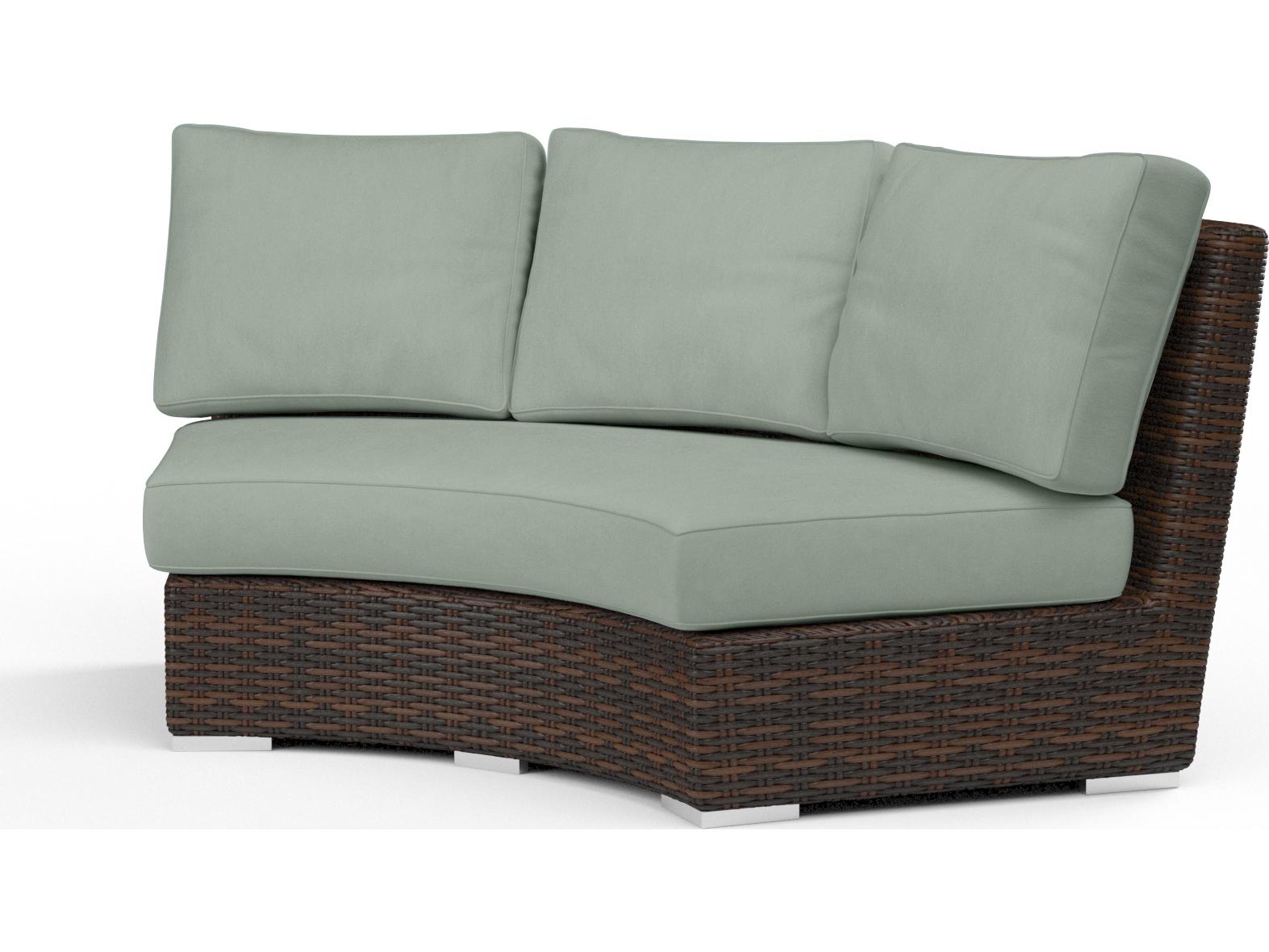 Sunset West Montecito Curved Outdoor Loveseat