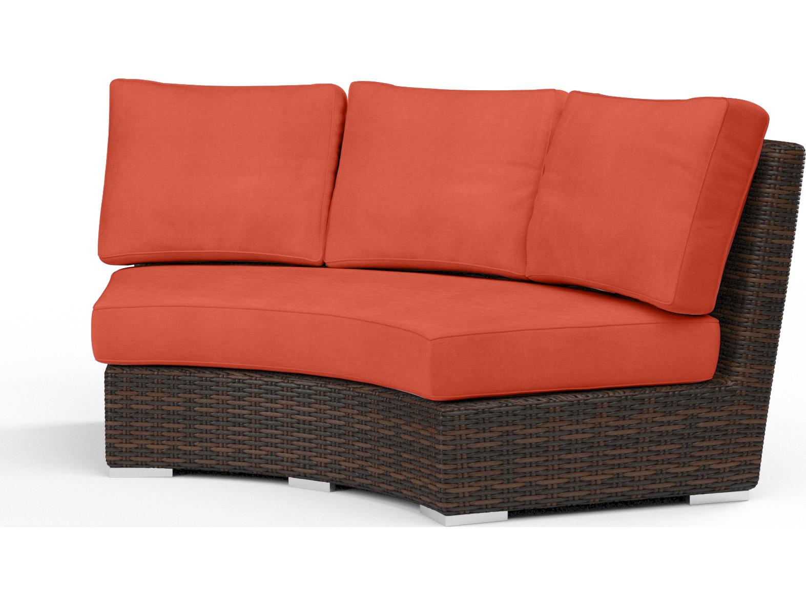 Sunset West Montecito Curved Outdoor Loveseat