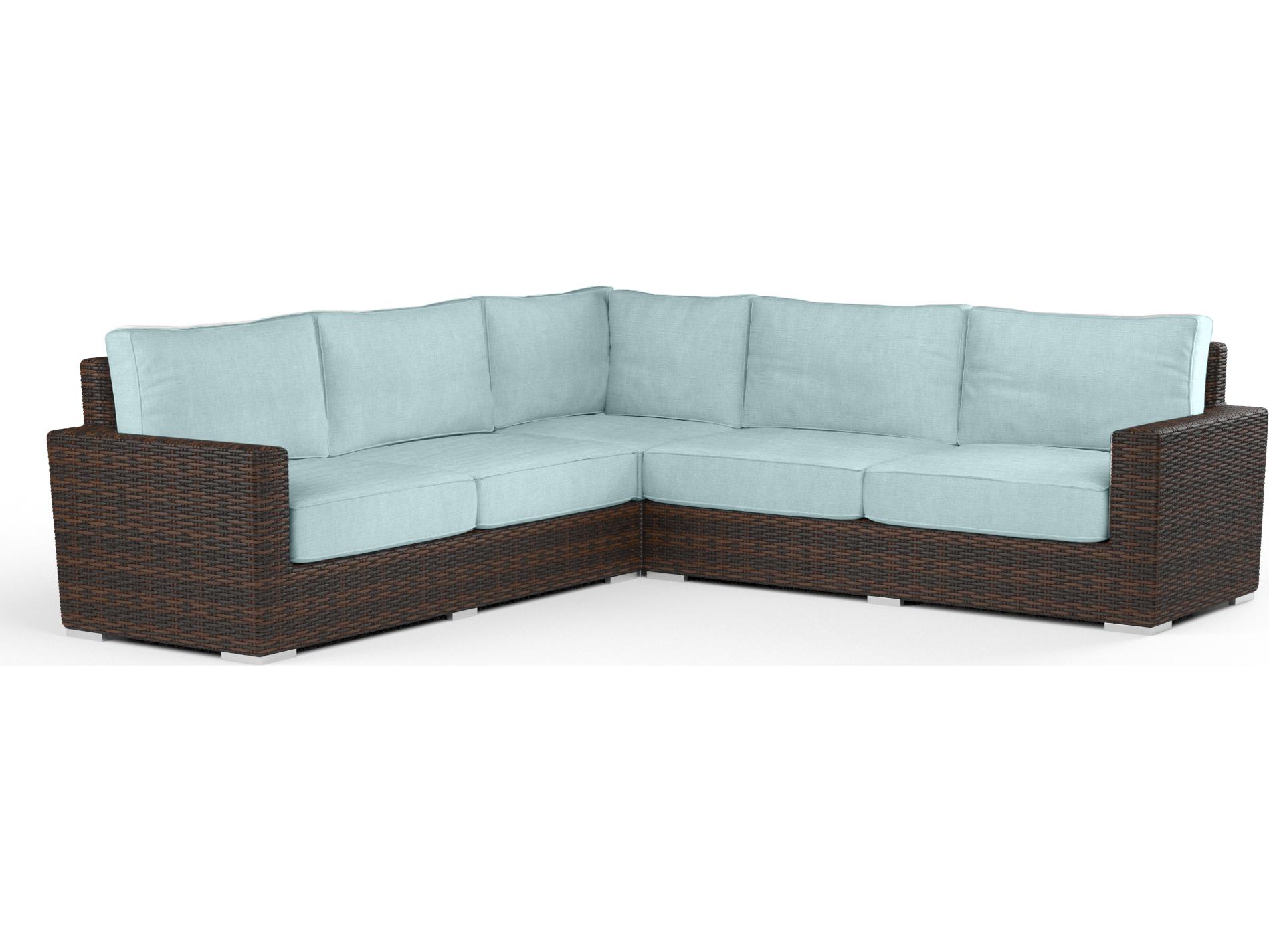 Sunset West Montecito Wicker Sectional