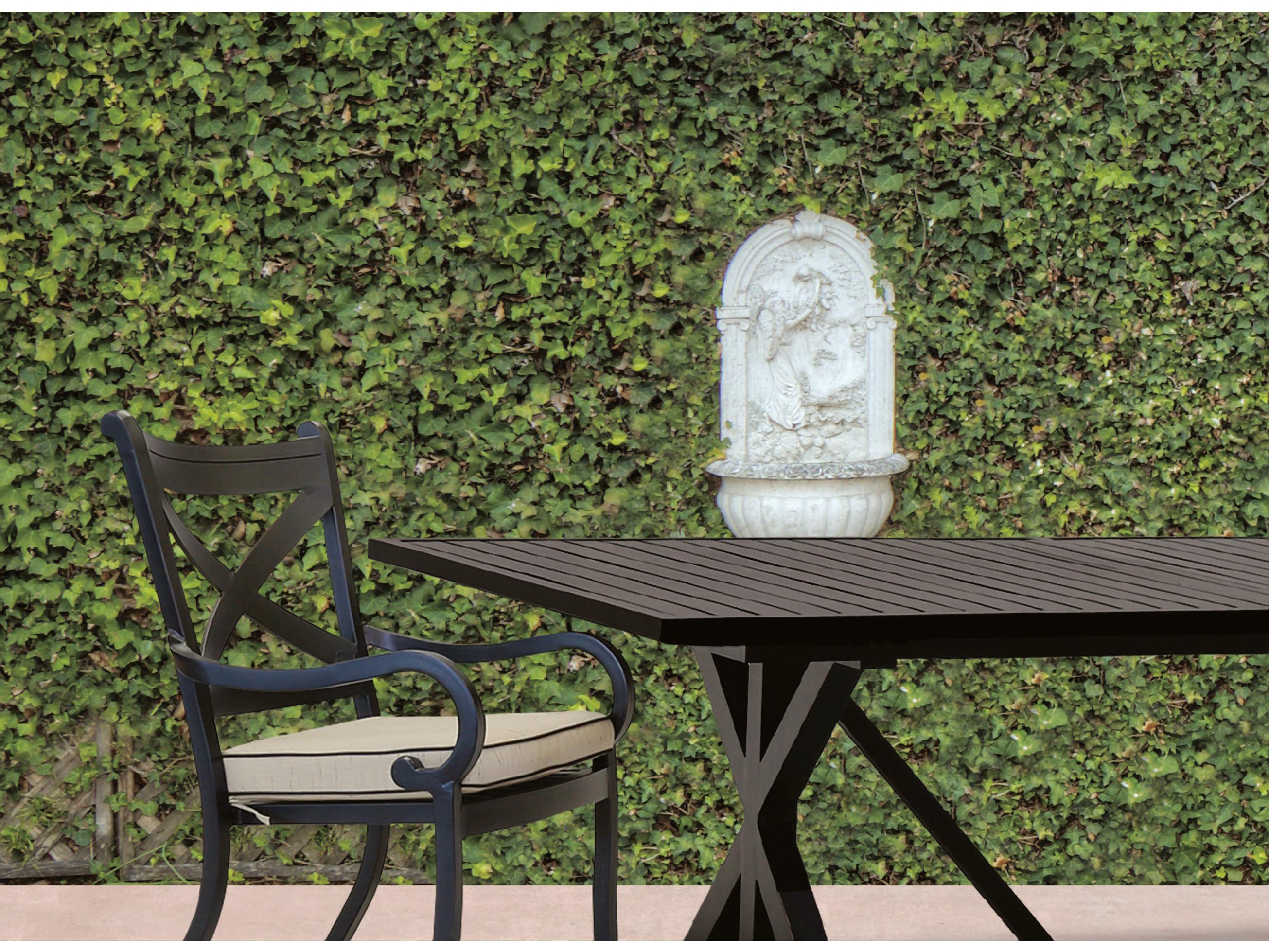 Sunset West Monterey Copper Aluminum Cushion Dining Chair