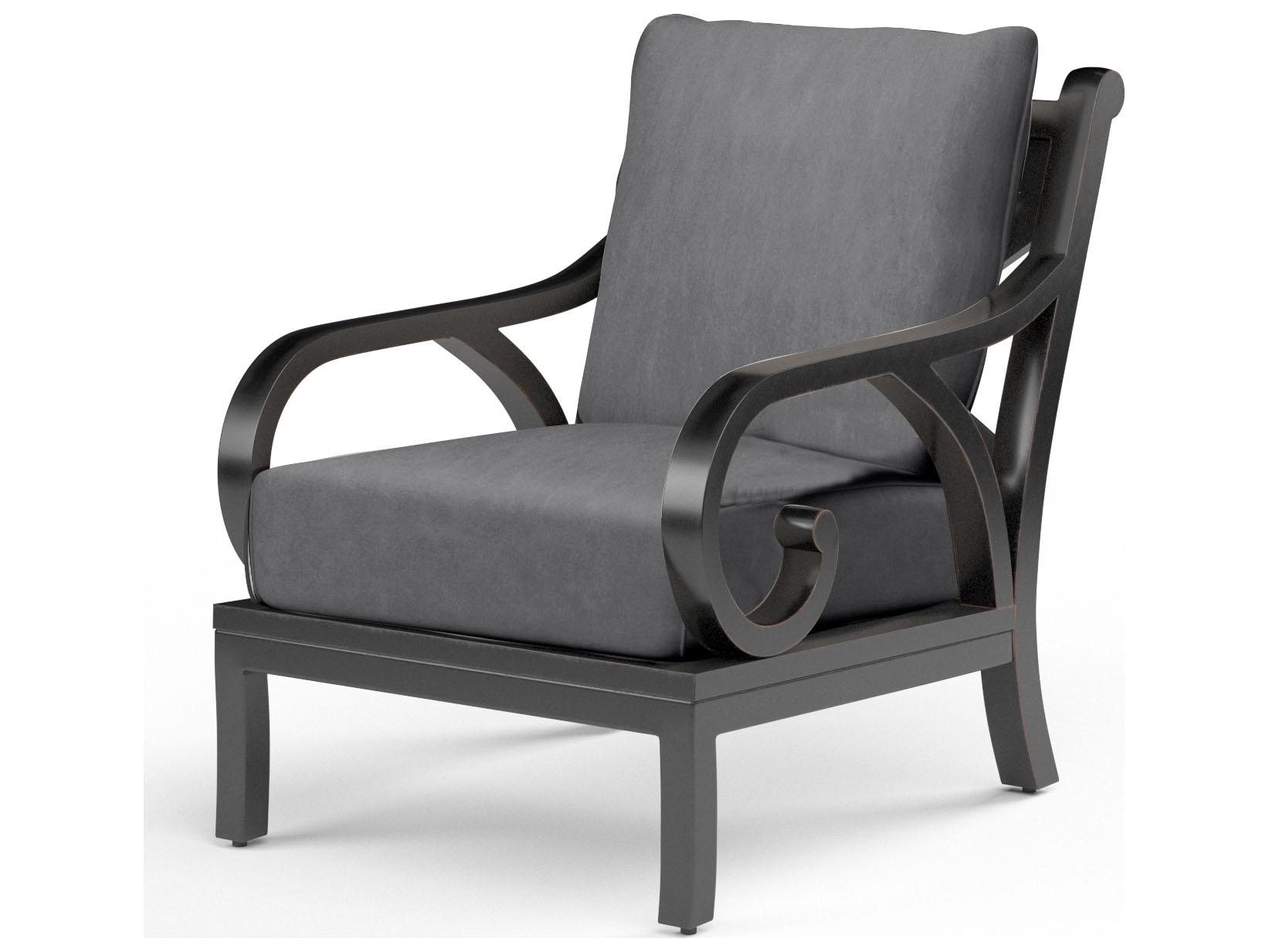 Sunset West Monterey Aluminum Outdoor Club Chair