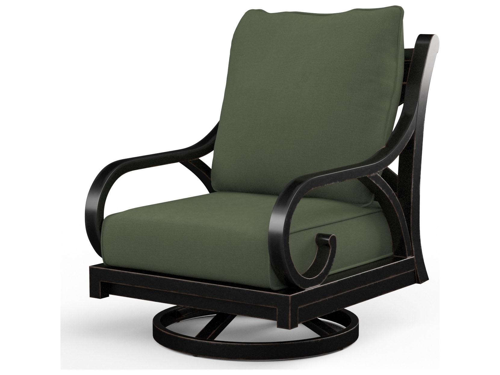 Sunset West Monterey Aluminum Swivel Patio Rocker