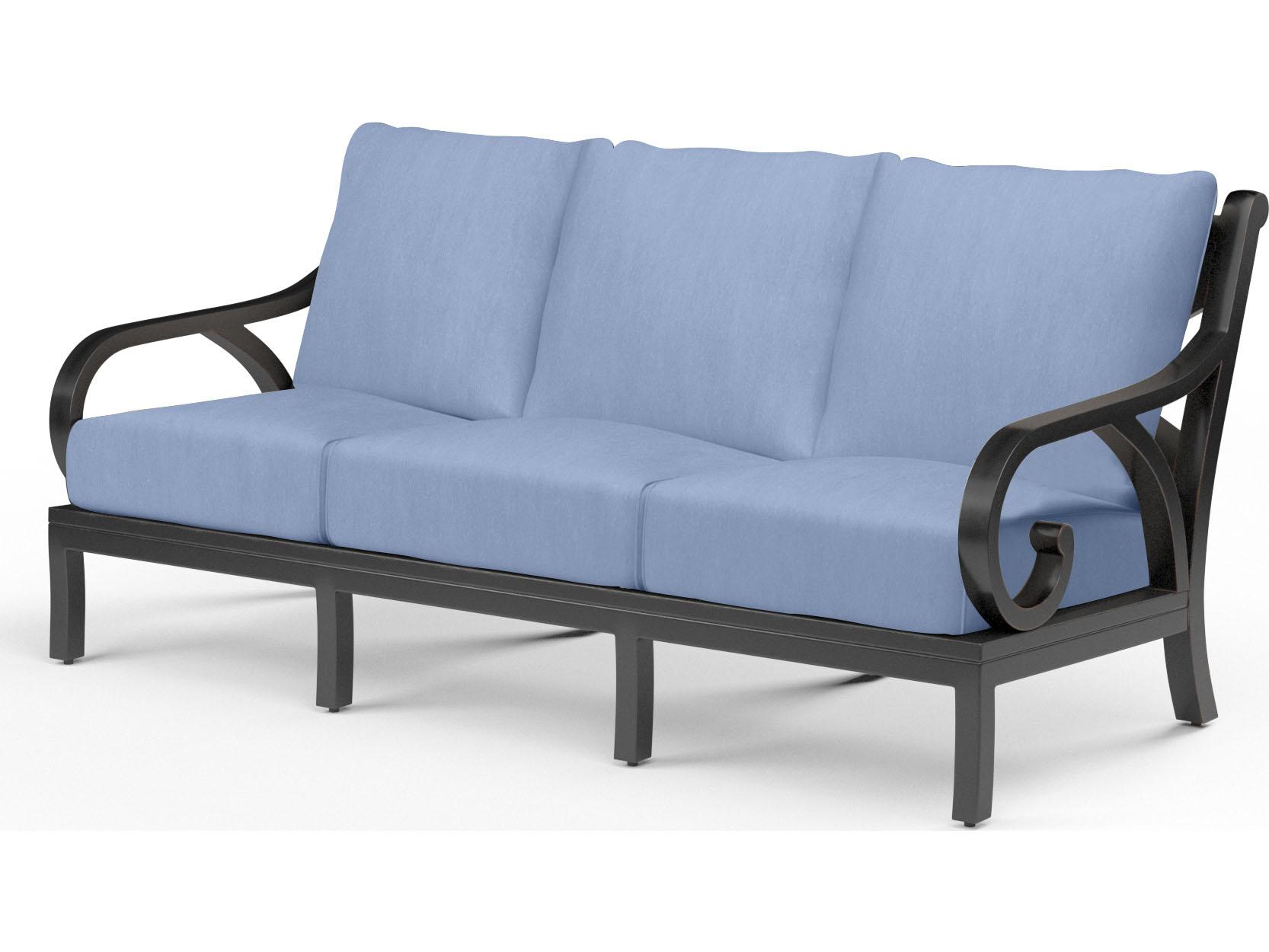 Sunset West Monterey Aluminum Outdoor Sofa