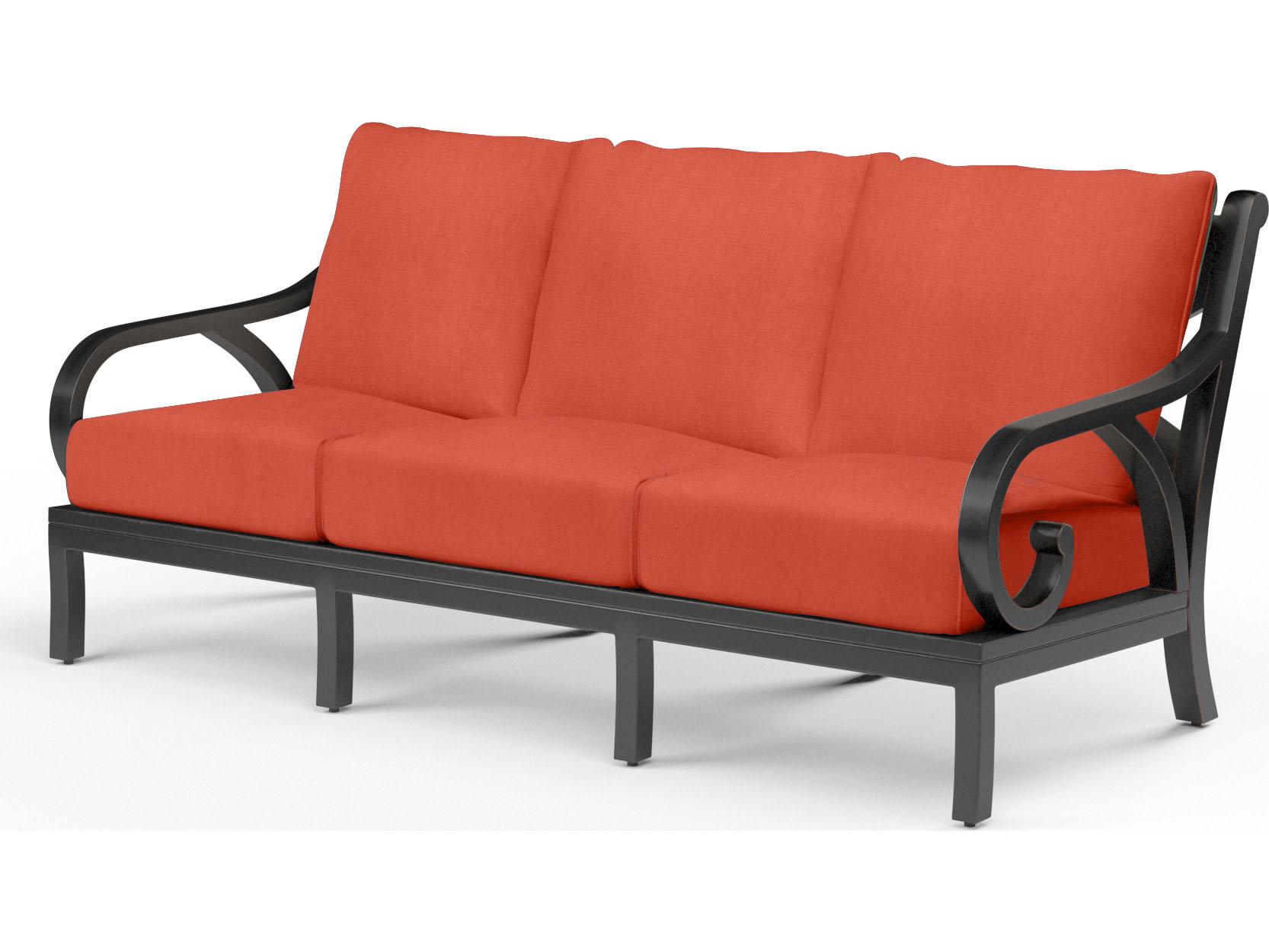 Sunset West Monterey Aluminum Outdoor Sofa