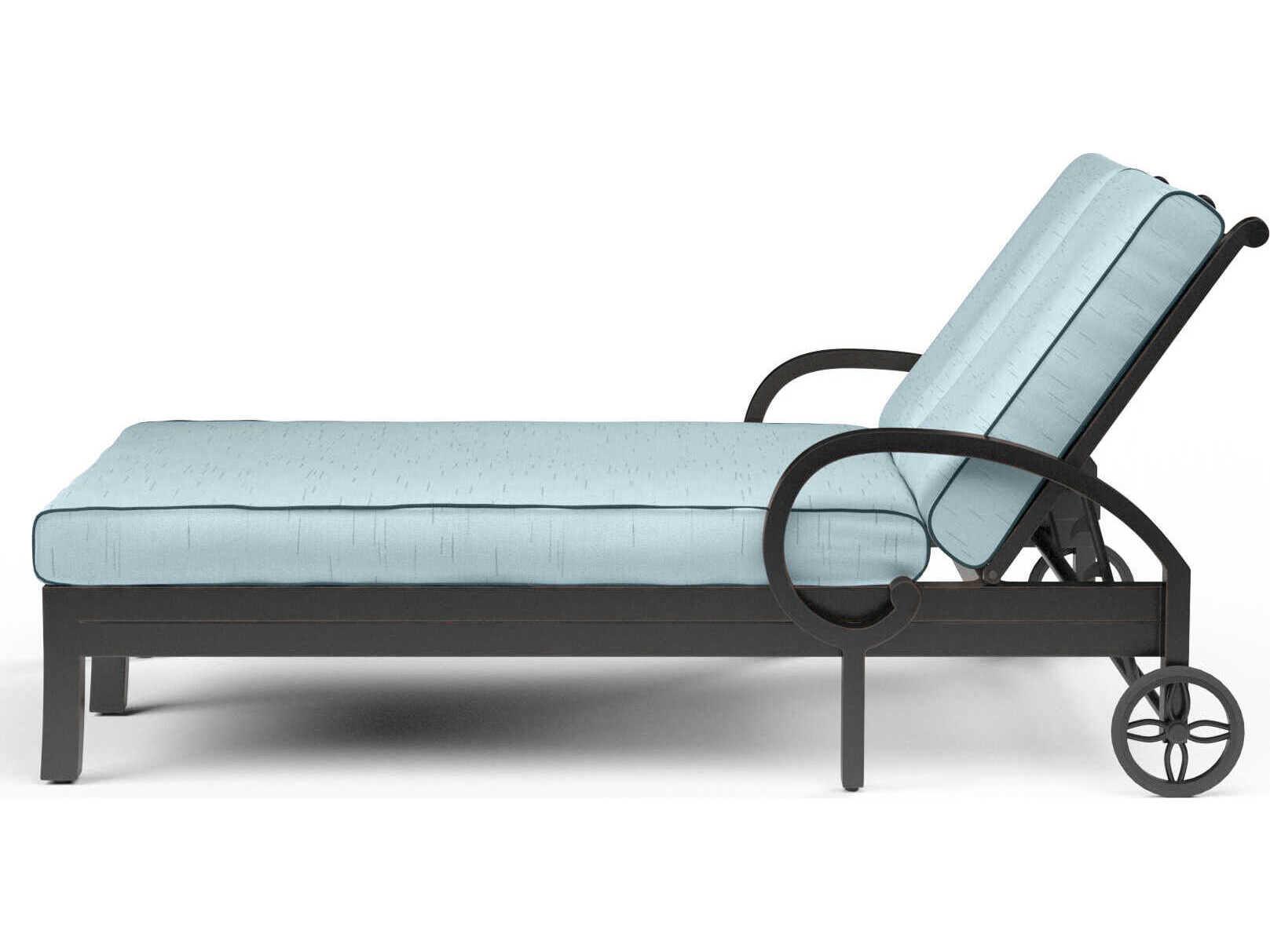 Sunset West Monterey Copper Aluminum Cushion Chaise Lounge