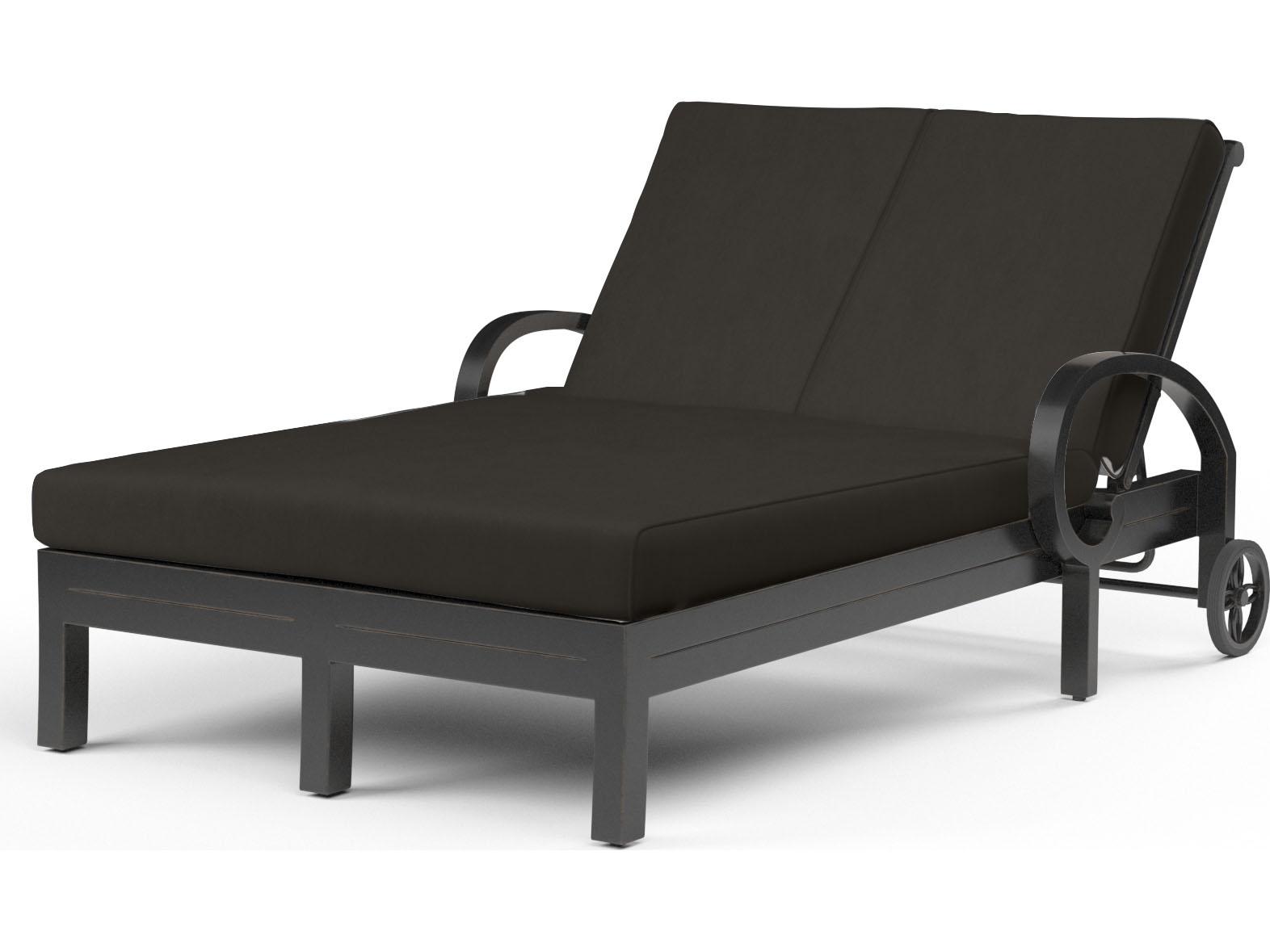 Sunset West Monterey Aluminum Double Outdoor Chaise