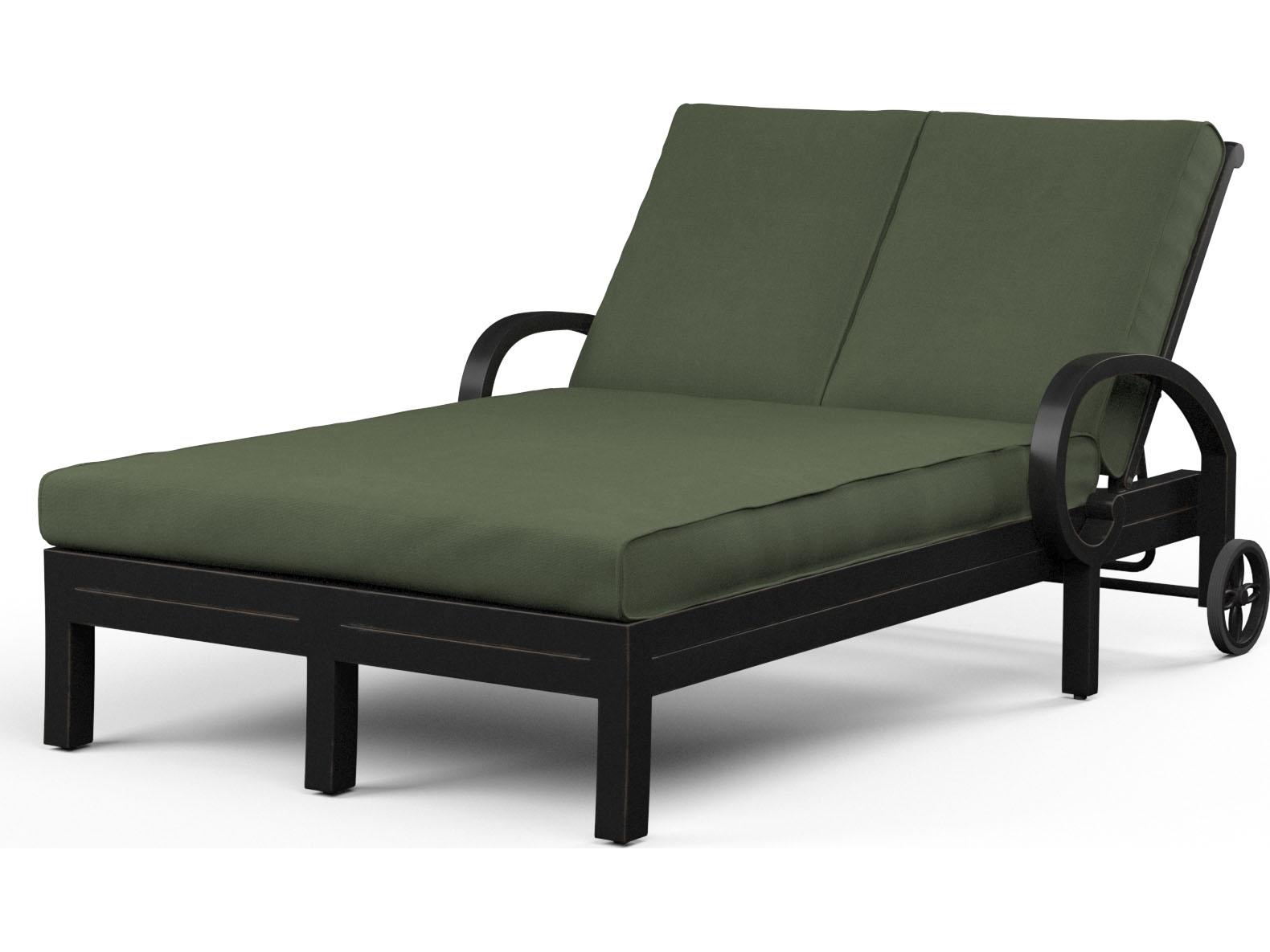 Sunset West Monterey Aluminum Double Outdoor Chaise