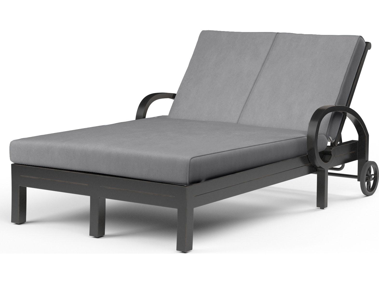 Sunset West Monterey Aluminum Double Outdoor Chaise