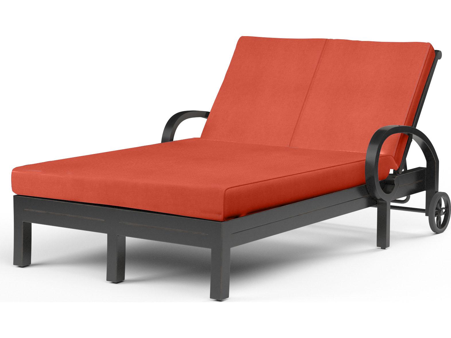 Sunset West Monterey Aluminum Double Outdoor Chaise