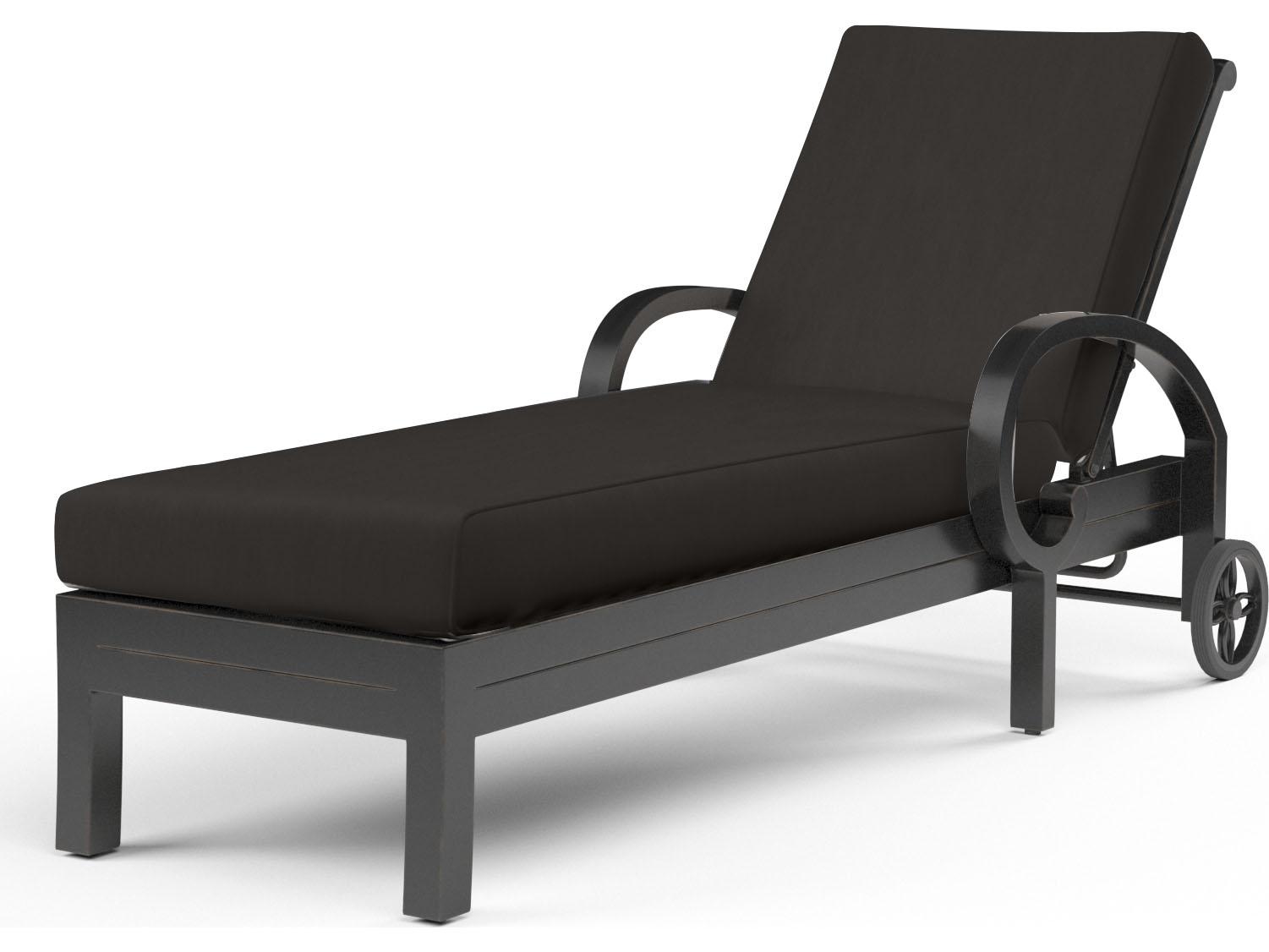 Sunset West Monterey Aluminum Single Outdoor Patio Chaise