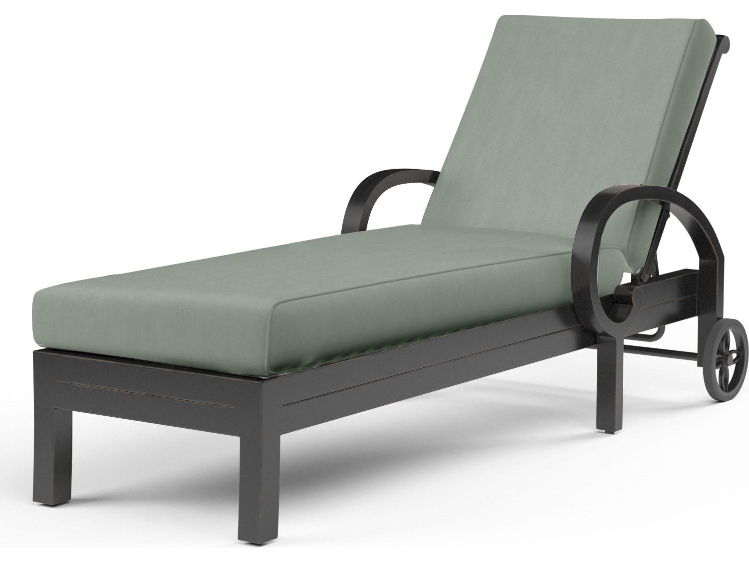 Sunset West Monterey Aluminum Single Outdoor Patio Chaise