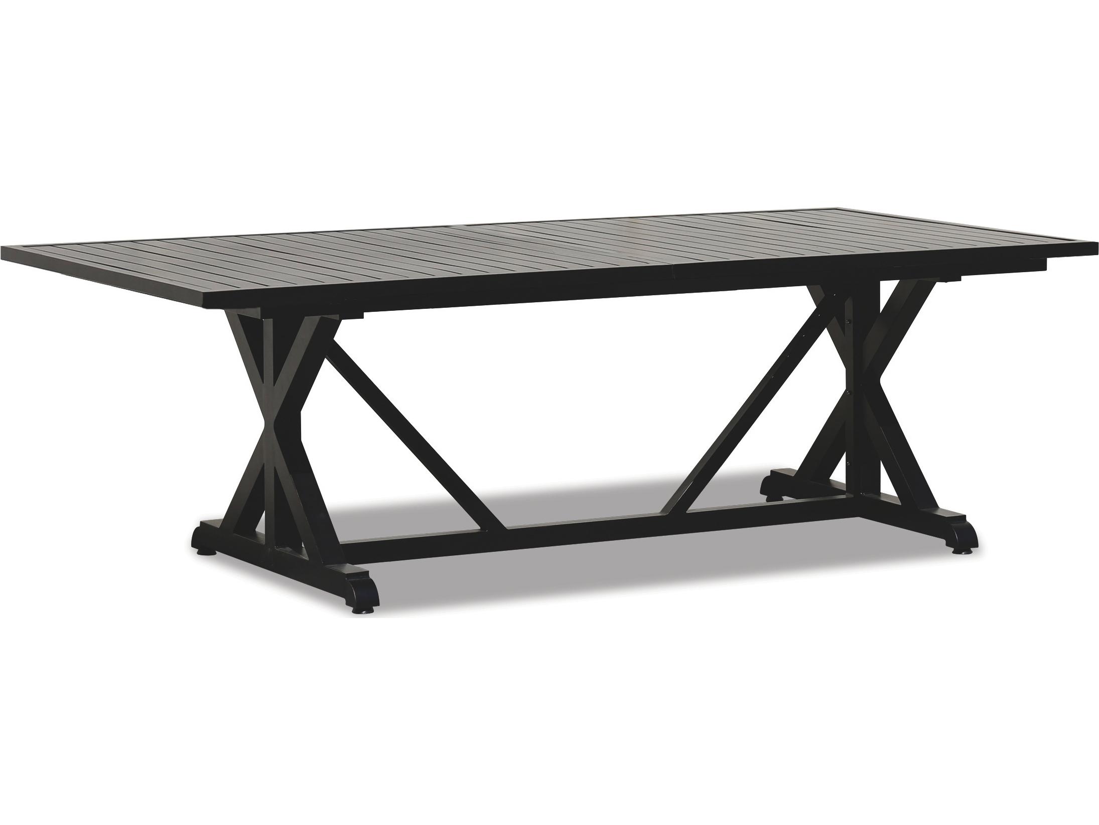Sunset West Monterey Aluminum Rectangular Patio Dining Table