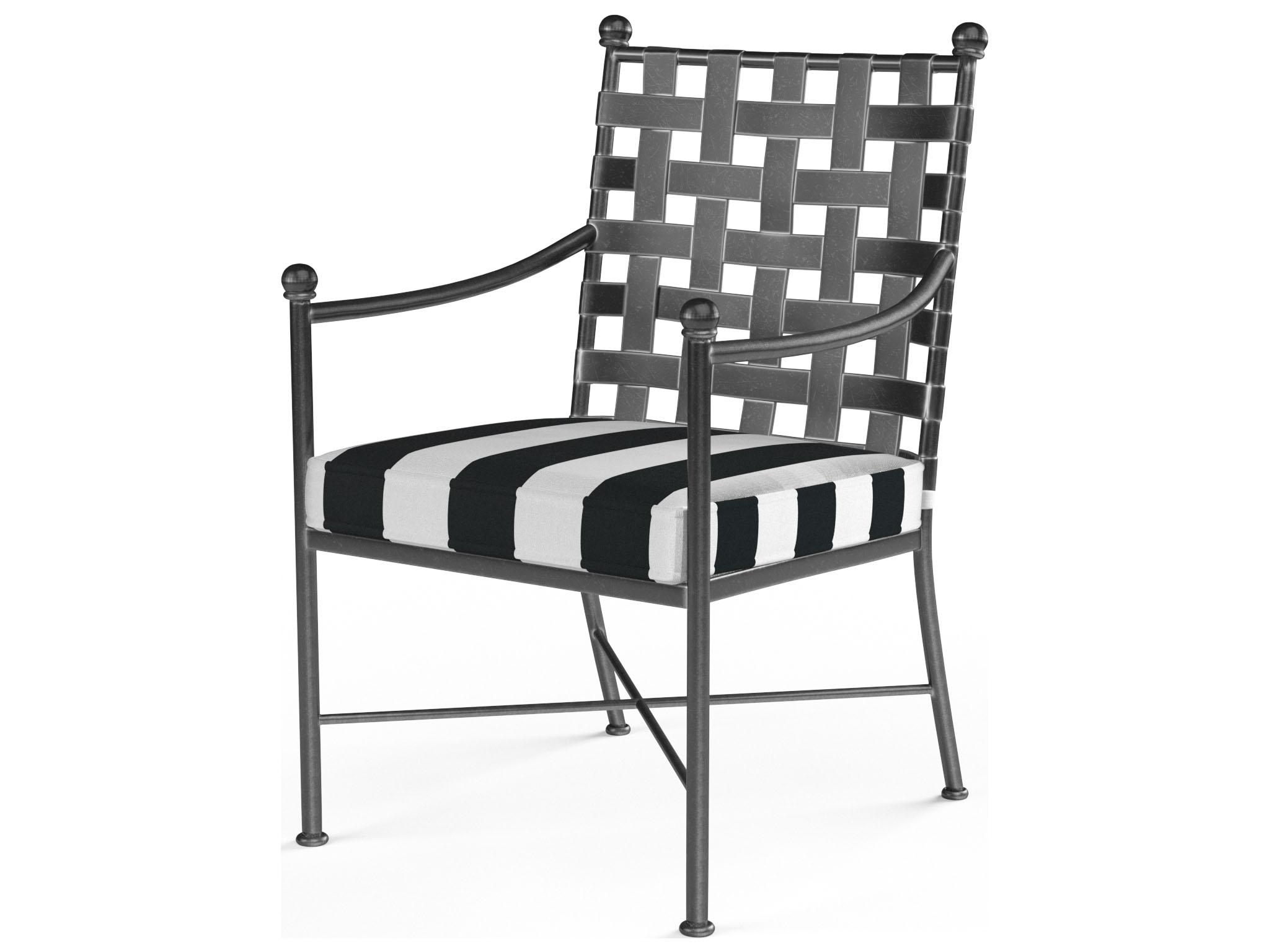 Sunset West Provence Wrought Iron Outdoor Patio Dining Chair