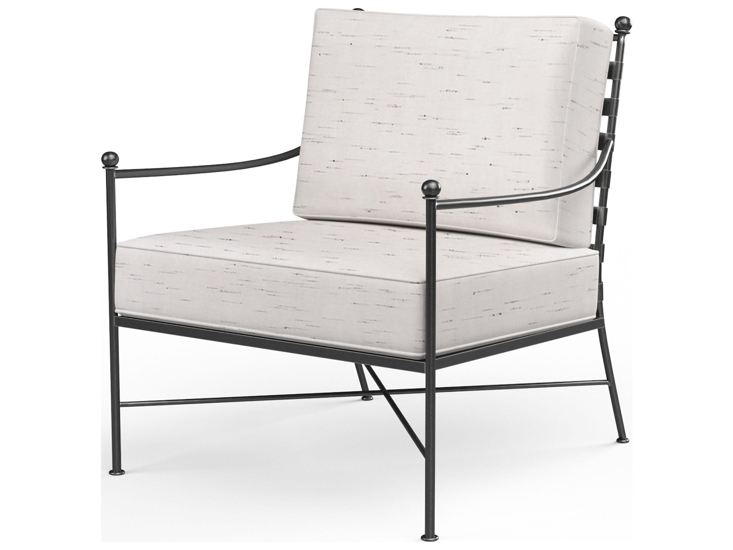 Sunset West Provence Wrought Iron Outdoor Club Chair