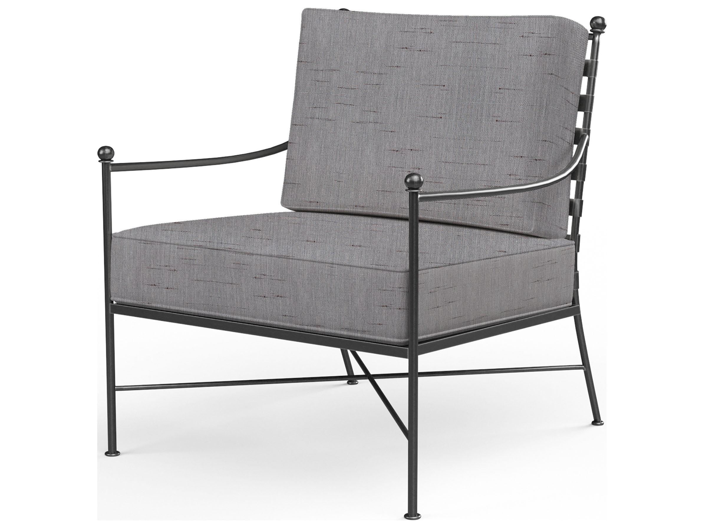 Sunset West Provence Wrought Iron Outdoor Club Chair