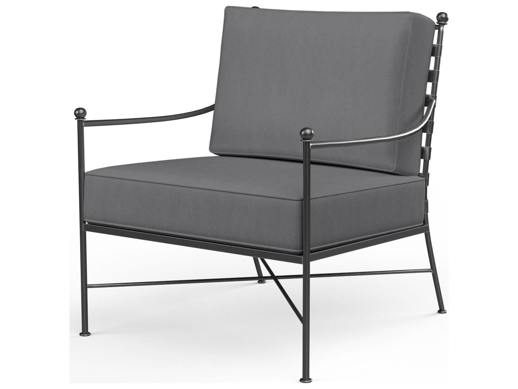 Sunset West Provence Wrought Iron Outdoor Club Chair