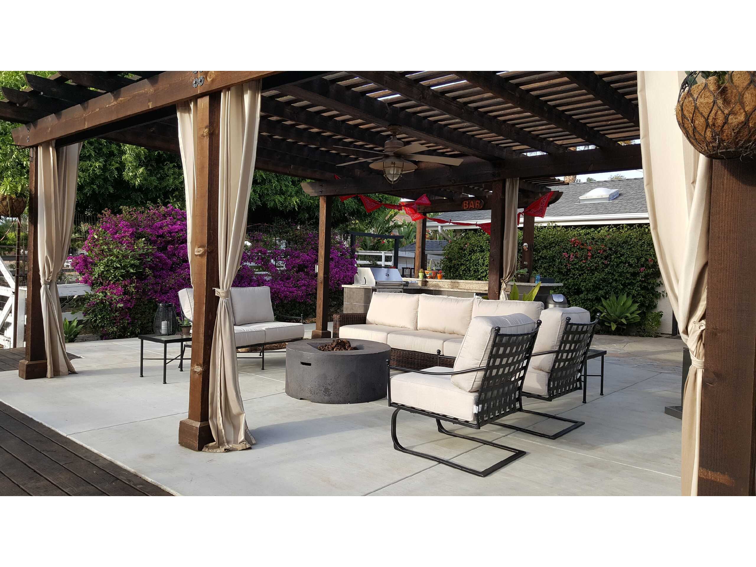 Sunset West Provence Pewter Wrought Iron Cushion Lounge Chair