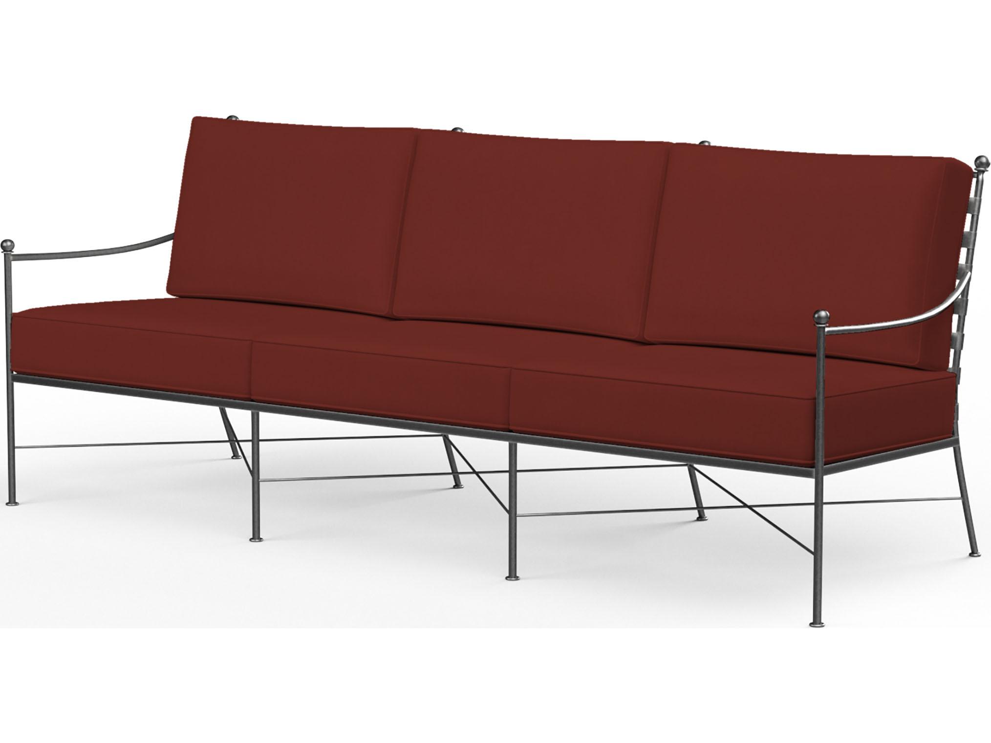 Sunset West Provence Wrought Iron Patio Sofa