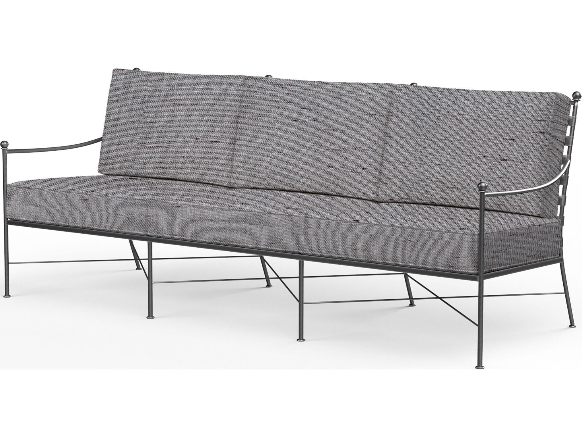 Sunset West Provence Wrought Iron Patio Sofa