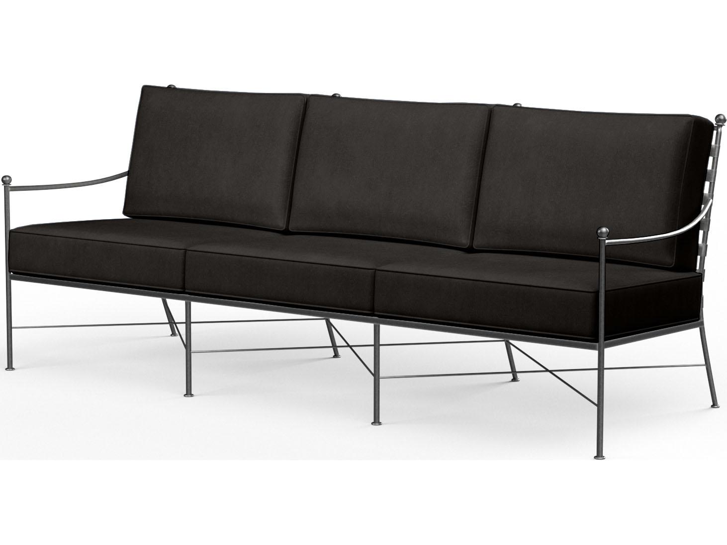 Sunset West Provence Wrought Iron Patio Sofa