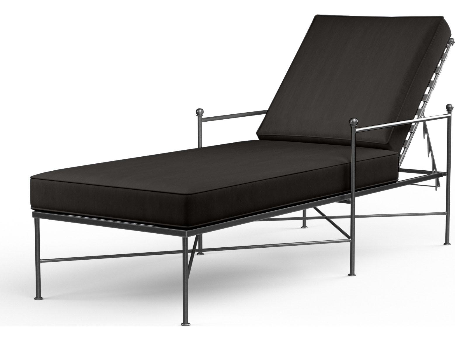 Sunset West Provence Wrought Iron Outdoor Chaise