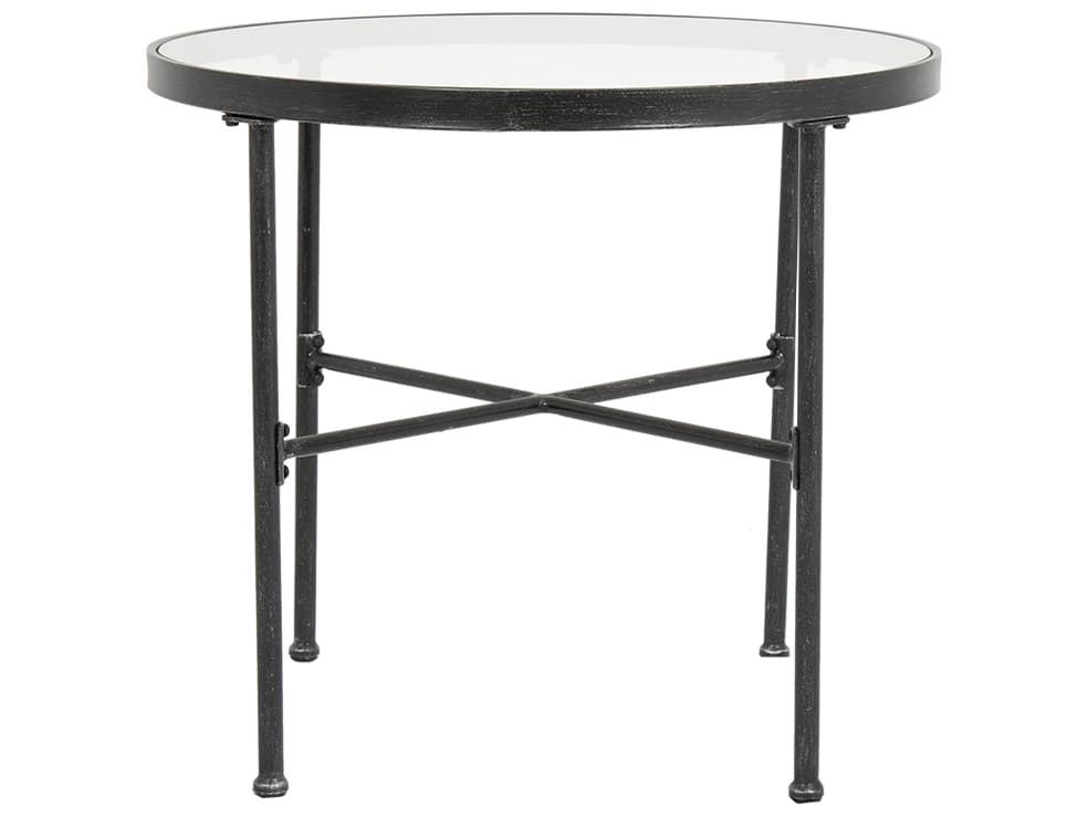 Sunset West Provence Wrought Iron Round Patio Bistro Table